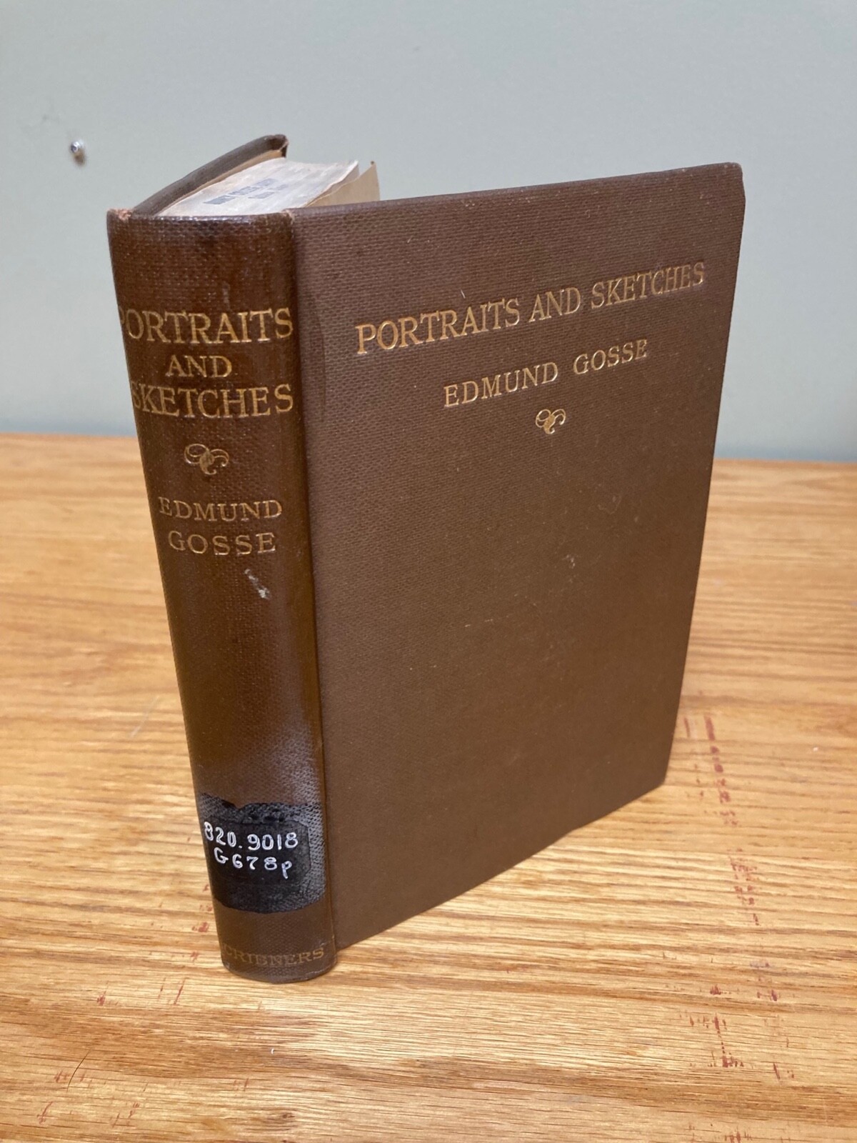1914 Portraits and Sketches by Edmund Gosse
