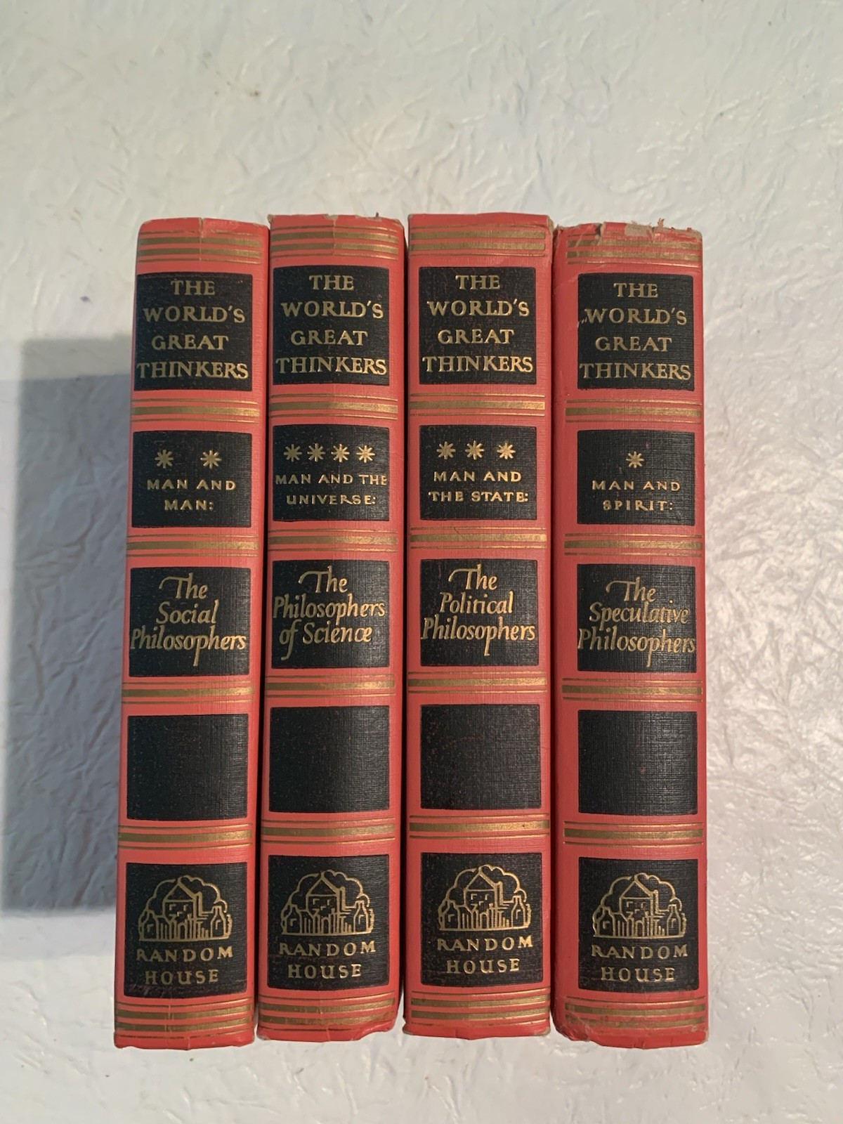 Antique Books The World’s Great Thinkers Set Of 4 Hardcover 1947