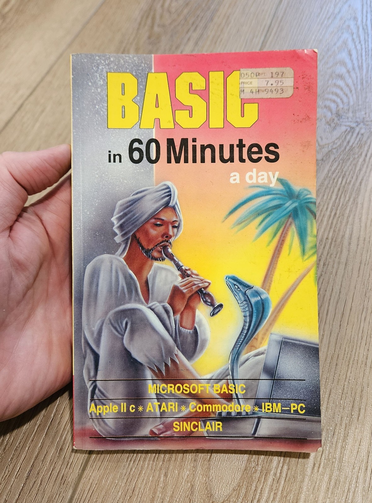 Vintage BASIC in 60 Minutes a Day C. Lorenz 1984 Hofacker Germany Rare PB Book