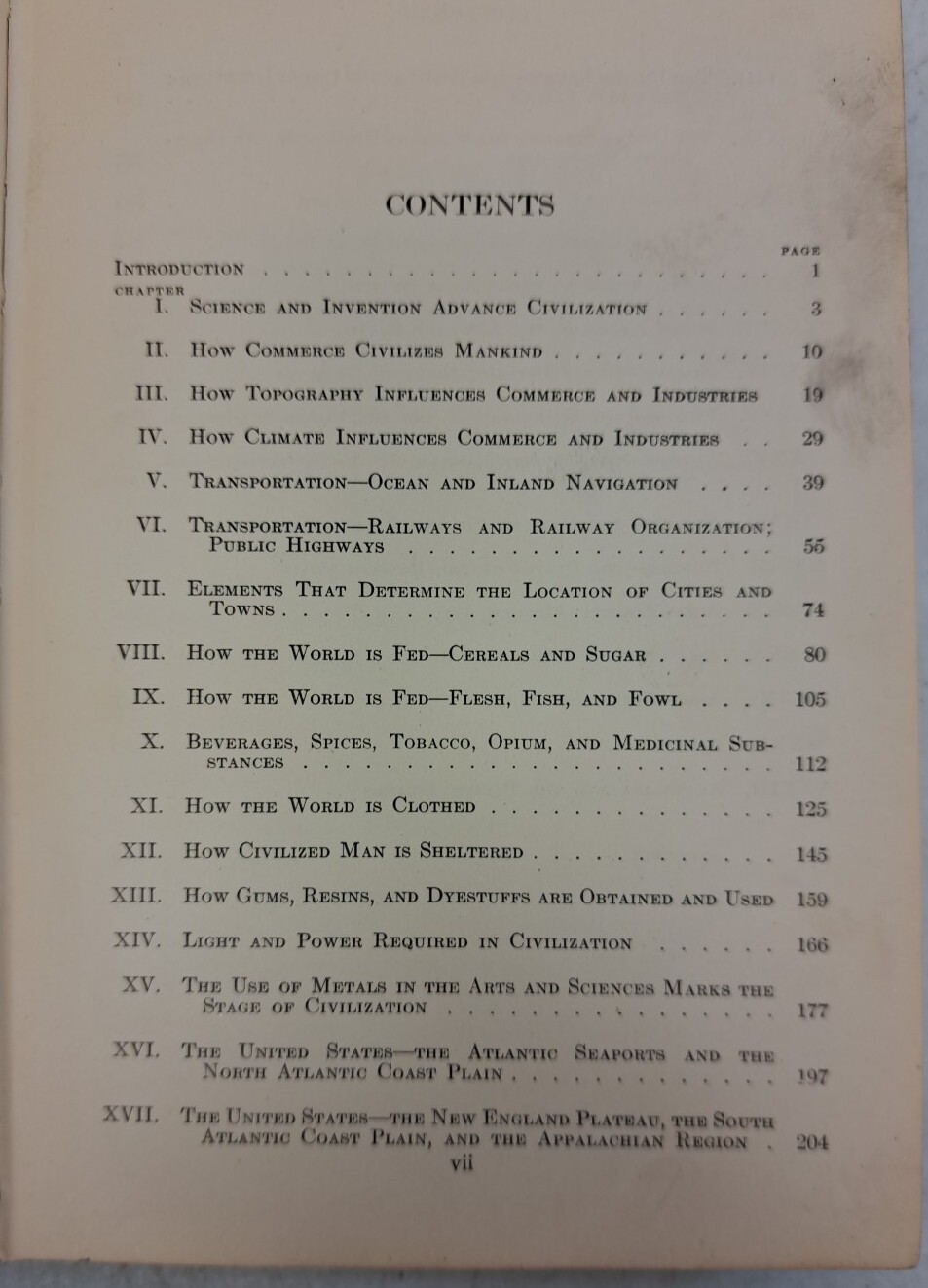 Antique 1923 Geography Commercial And Industrial, Jacques W Redway #5.6.20