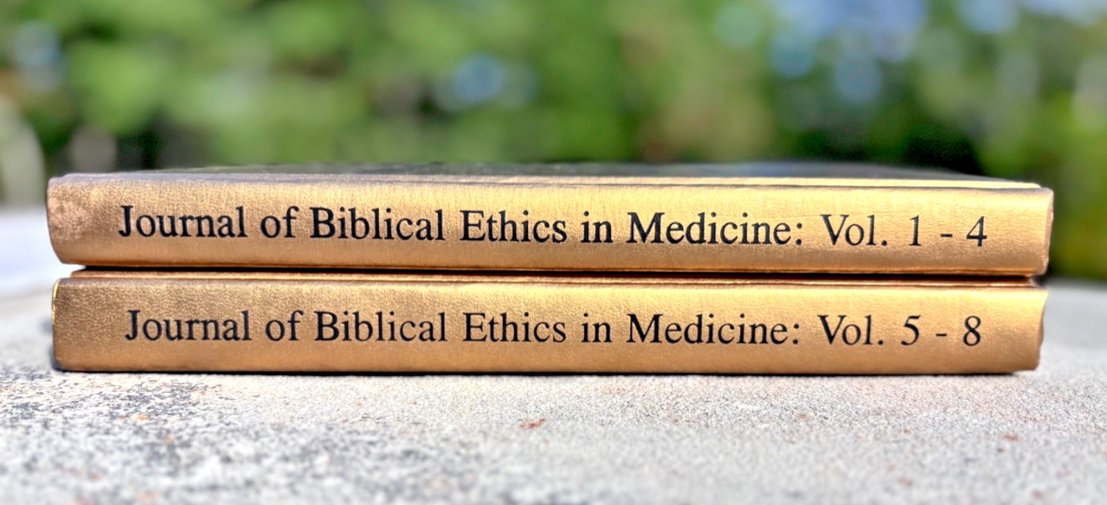 Journal of Biblical Ethics in Medicine Vol 1-4 & Vol 5-8 Set, RARE, VG++