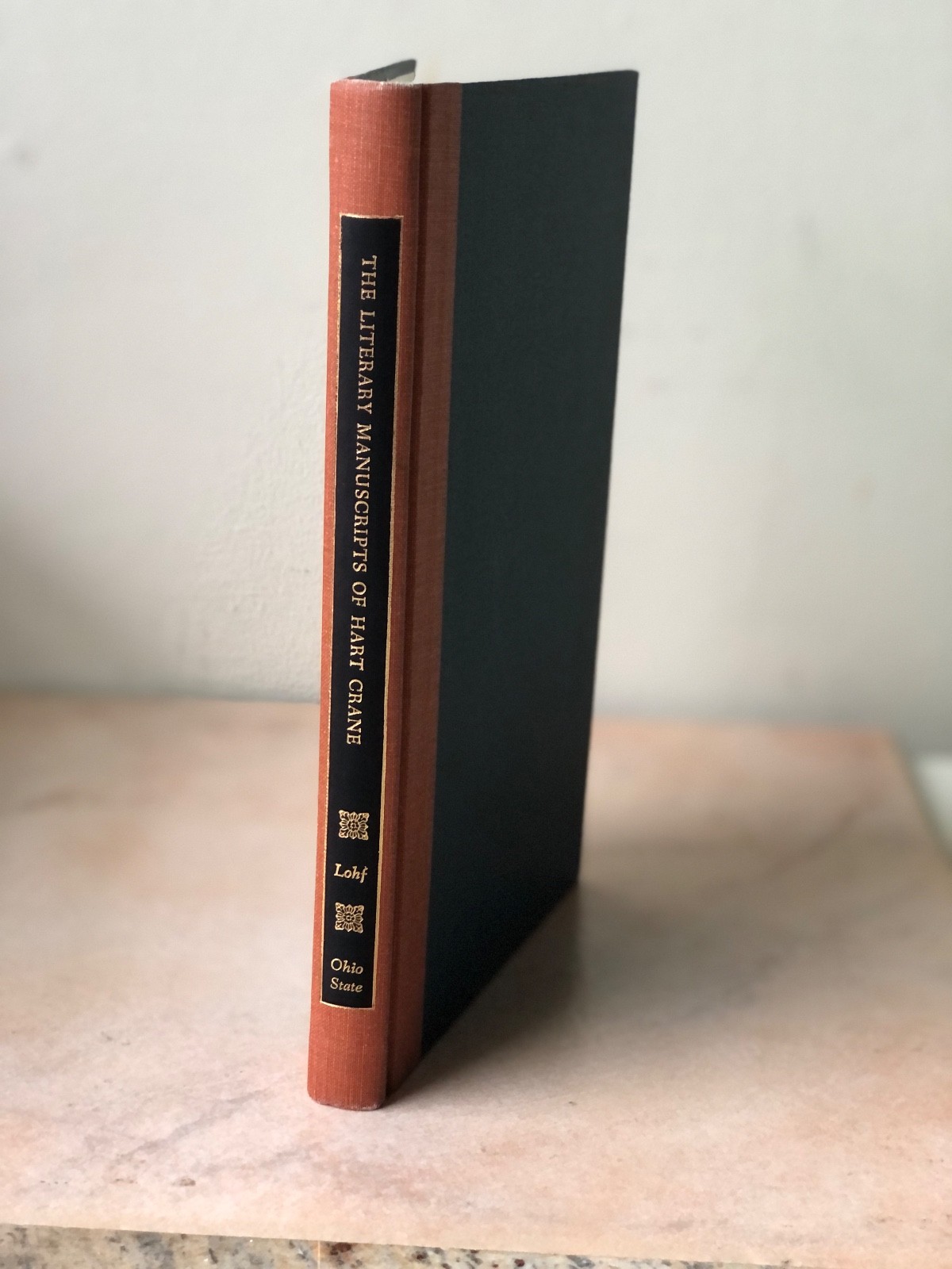 1st Edition, Literary Manuscripts of Hart Crane 1967 Ohio State Press -Lohf