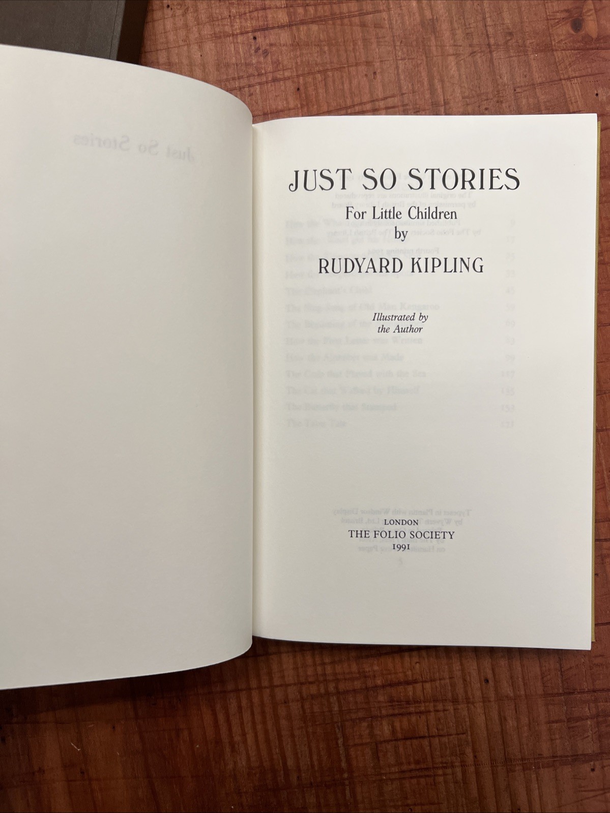 Folio Society Rudyard Kipling Just So Stories 1991 London Illustrated Slip Case