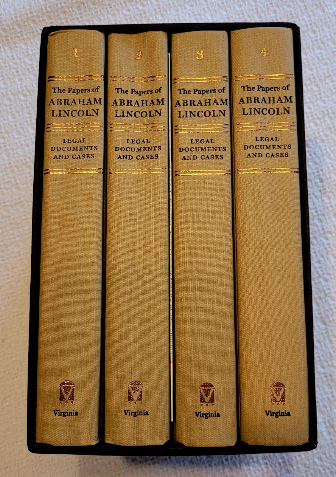 The Papers Of Abraham Lincoln Legal Documents & Cases 4-Volume Set w/ Slipcover