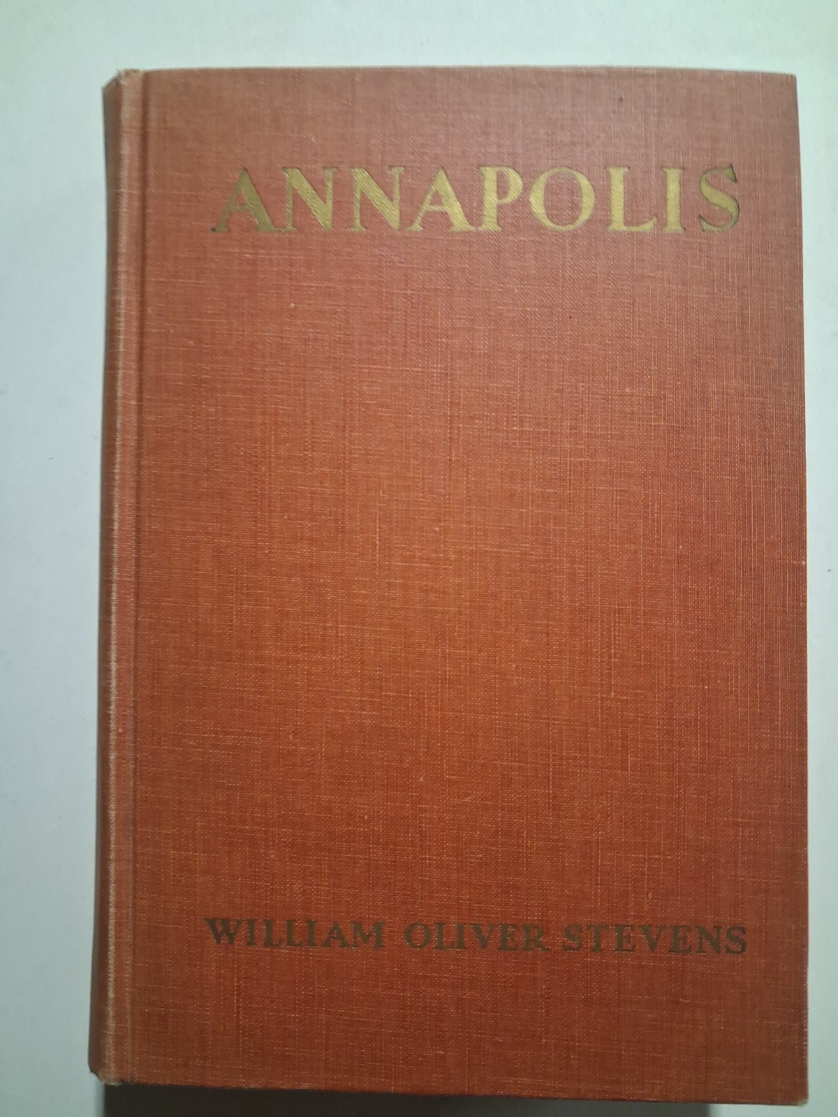 1937 Annapolis WILLIAM OLIVER STEVENS Local History Vintage