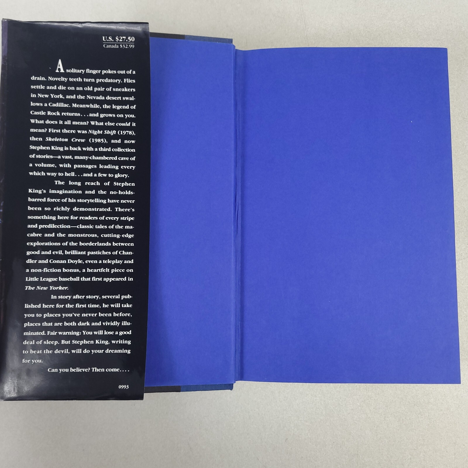 Nightmares & Dreamscapes – Stephen King 1993 First Printing HC/DJ
