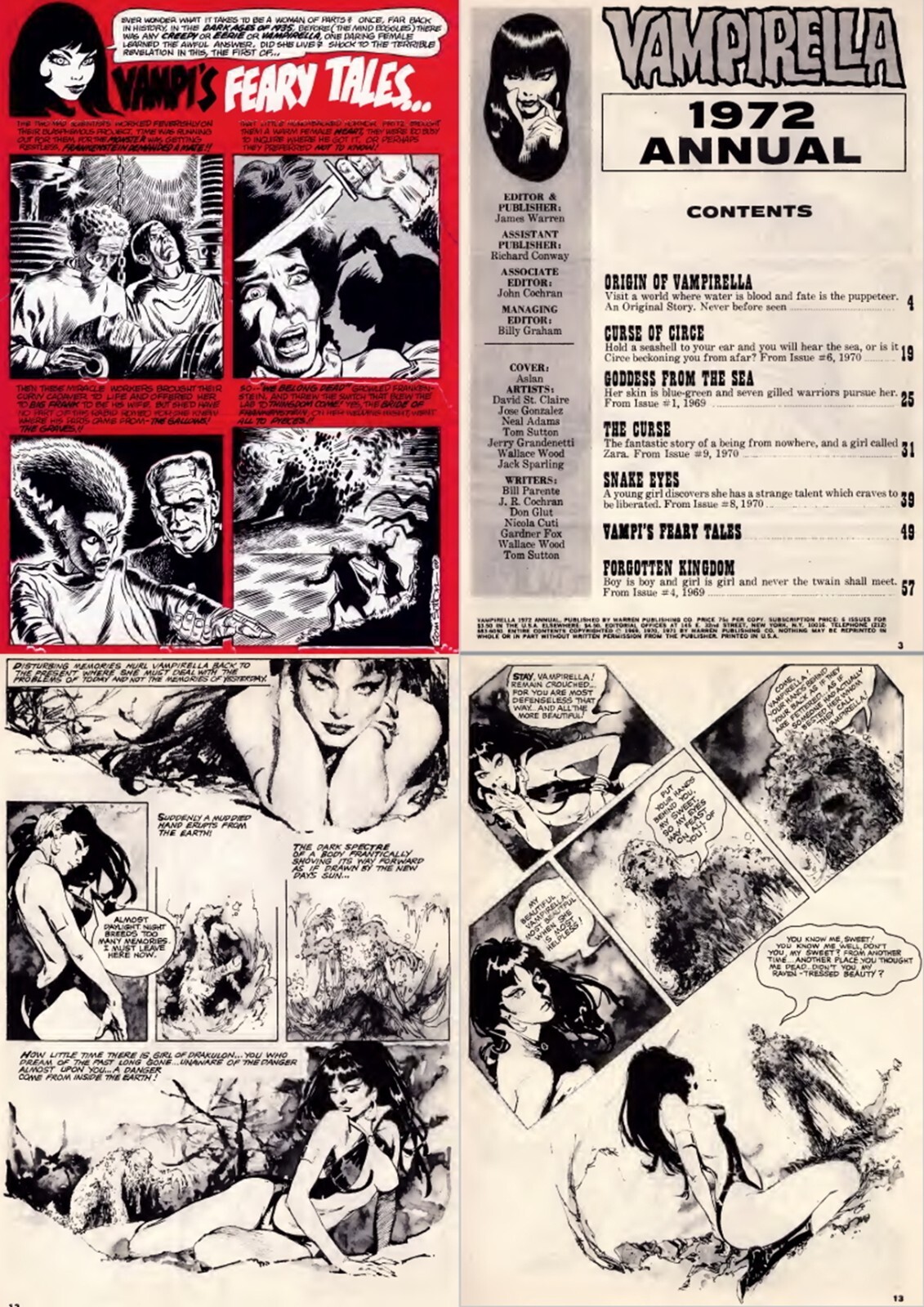Vampirella – Comic Horror Super heroines Sexy Art Magazine -114 Old Issue on DVD