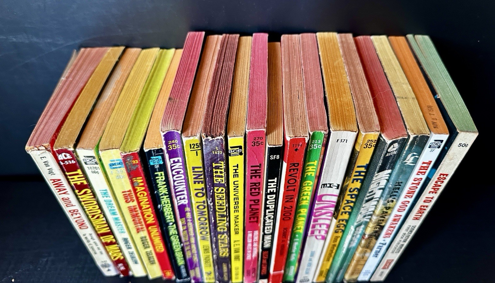 20 VINTAGE SCIENCE FICTION BOOKS, HERBERT, ZELAZNY, BLISH, HEINLEIN & MORE