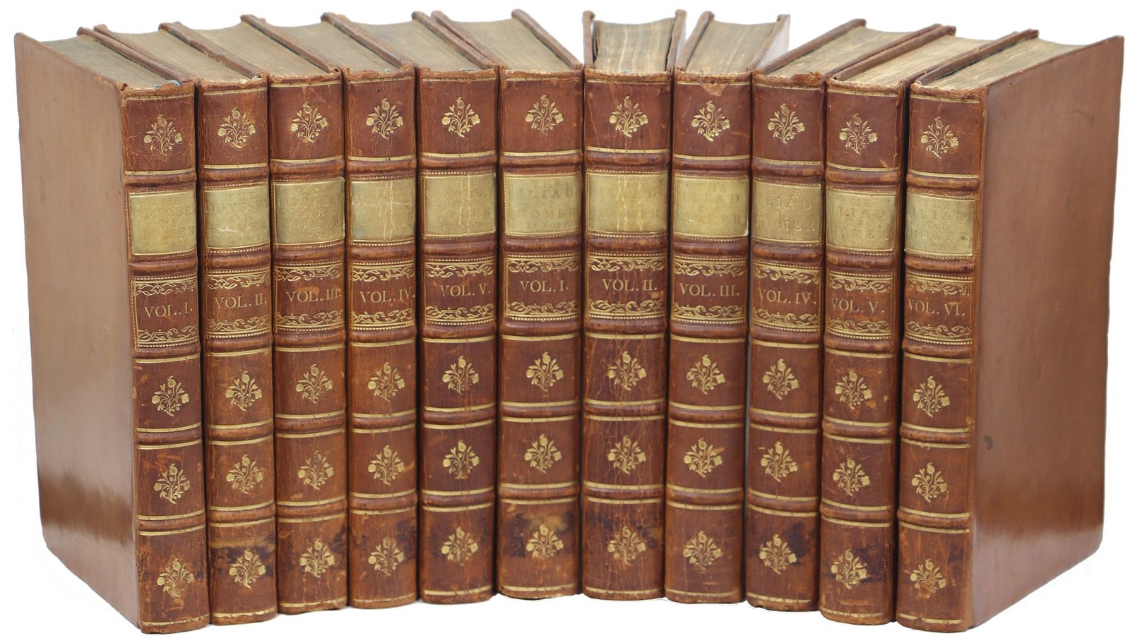 Alexander Pope / The Odyssey of Homer The Iliad of Homer 1760 Later edition