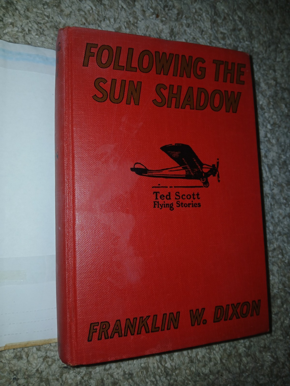Ted Scott Following the Sun Shadow Superb 1st Printing in Jacket!
