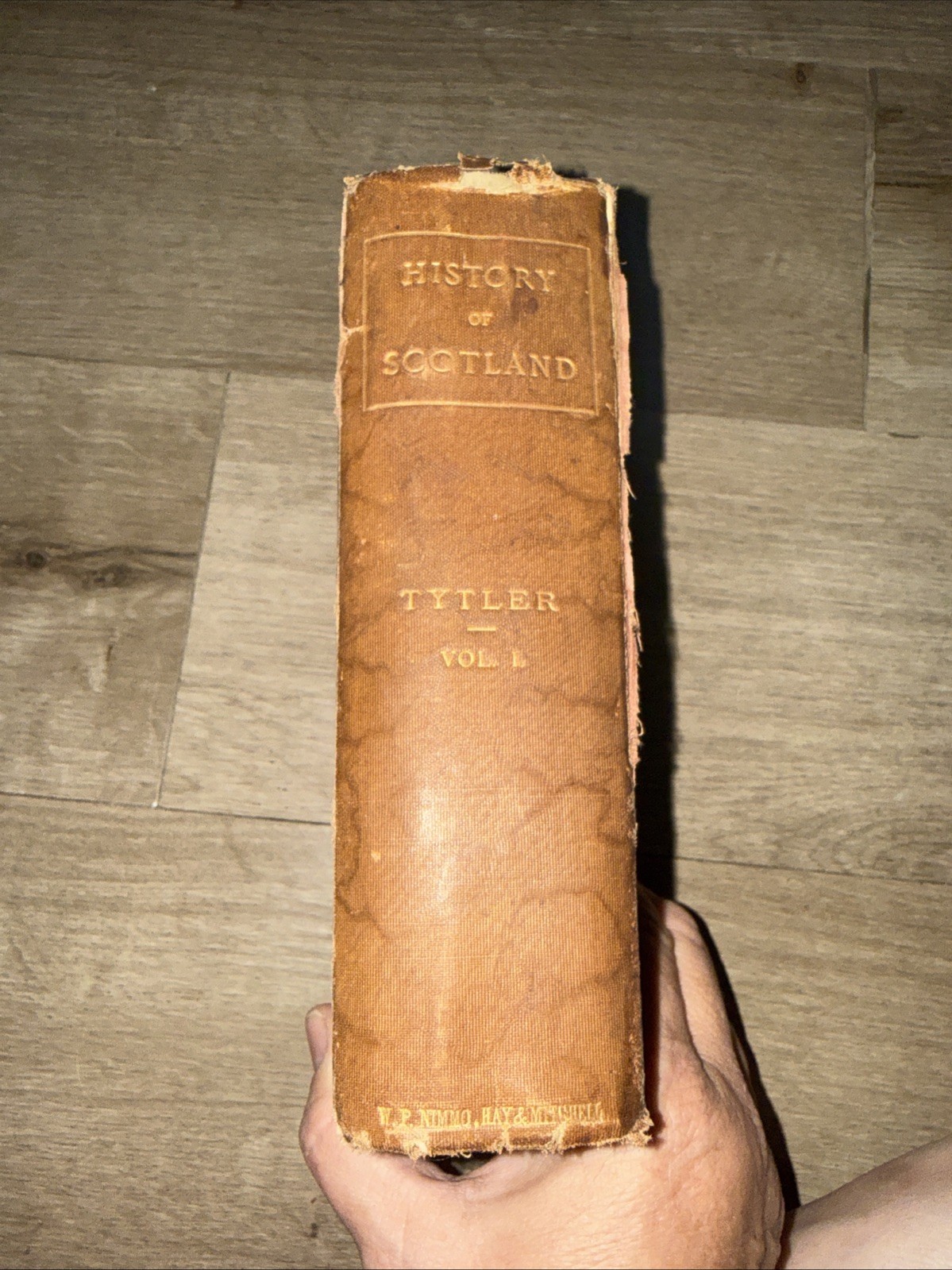Antique History of Scotland By Patrick Tytler 1893 HC Book Vol 1 Edinburgh