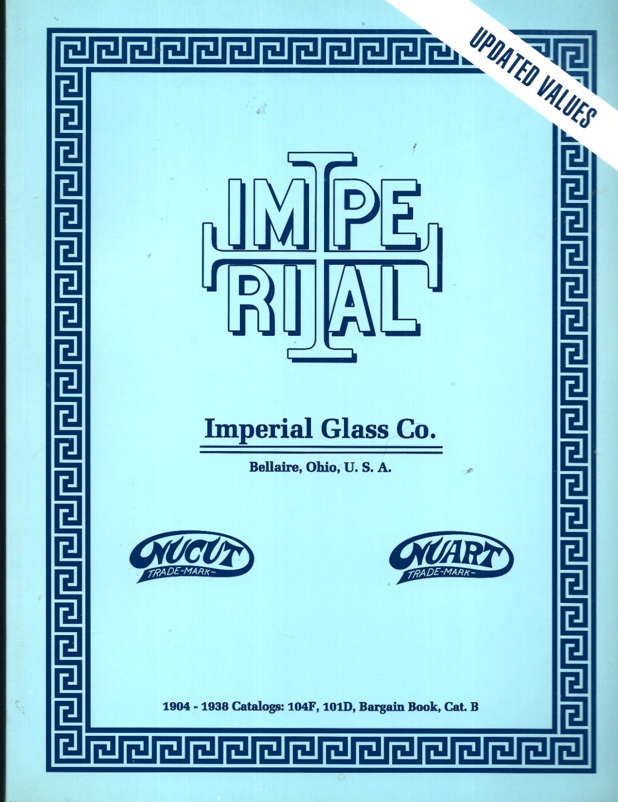 Imperial Glass PB-Catalog Pages-Margaret & Douglas Archer-1993-226 pages