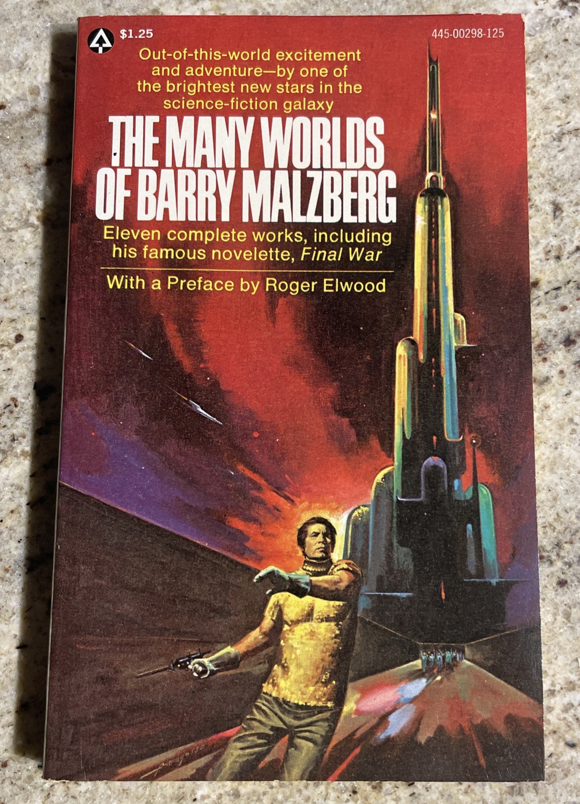 The Many Worlds of Barry Malzberg 1975 (Vintage Sci-Fi Paperback) NOS 1st Ed.