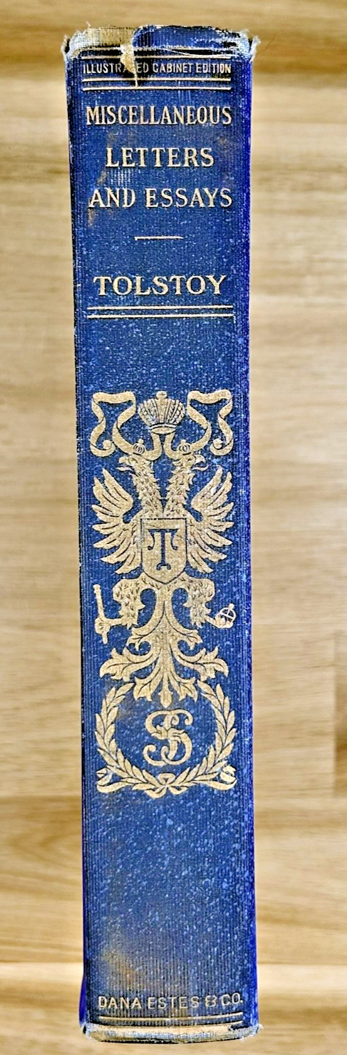 Tolstoy Miscellaneous Letters and Essays 1905 Illustrated Cabinet Edition