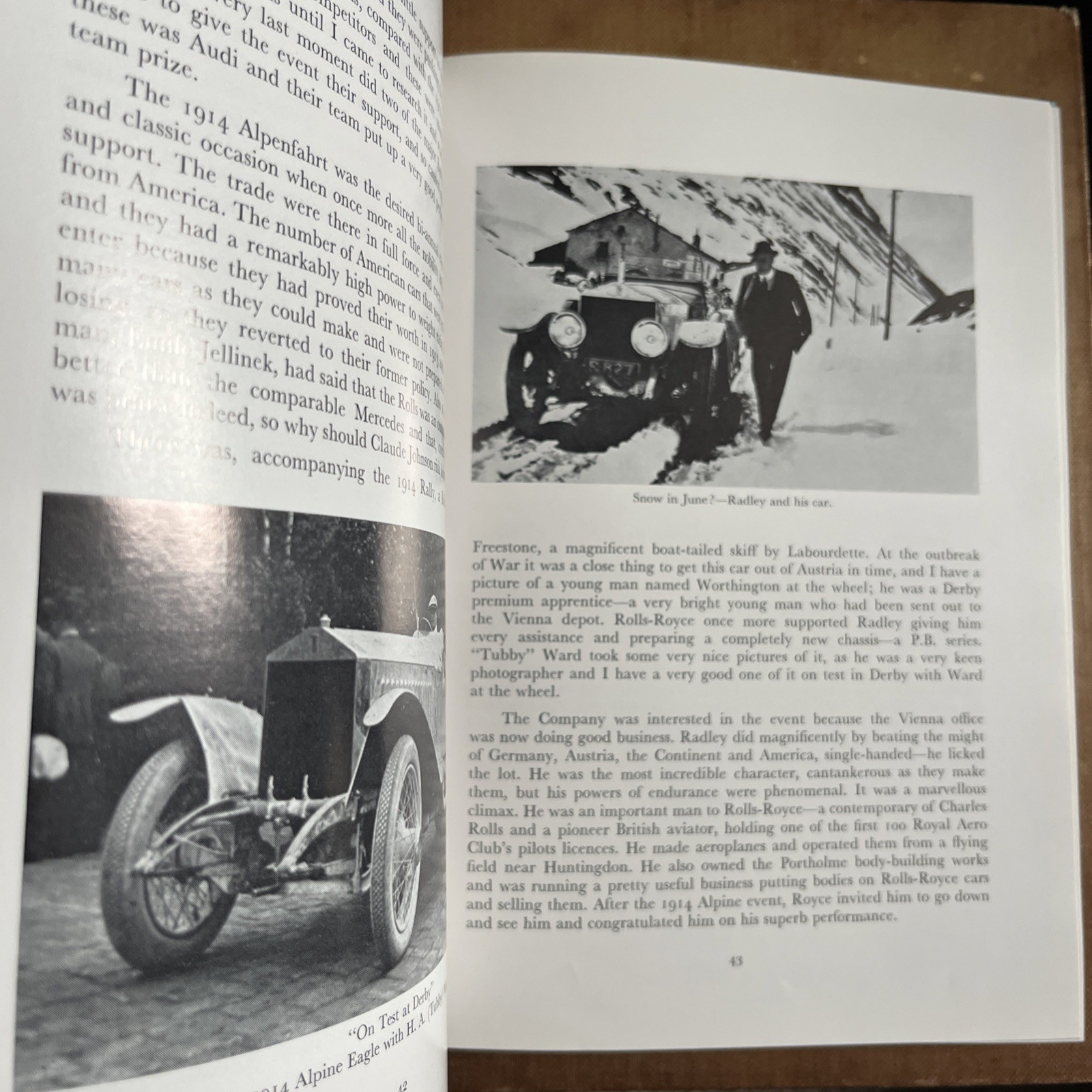 Rolls-Royce Alpine Compendium 1913 & 1973 By Christopher Leefe, HB 1st 1973