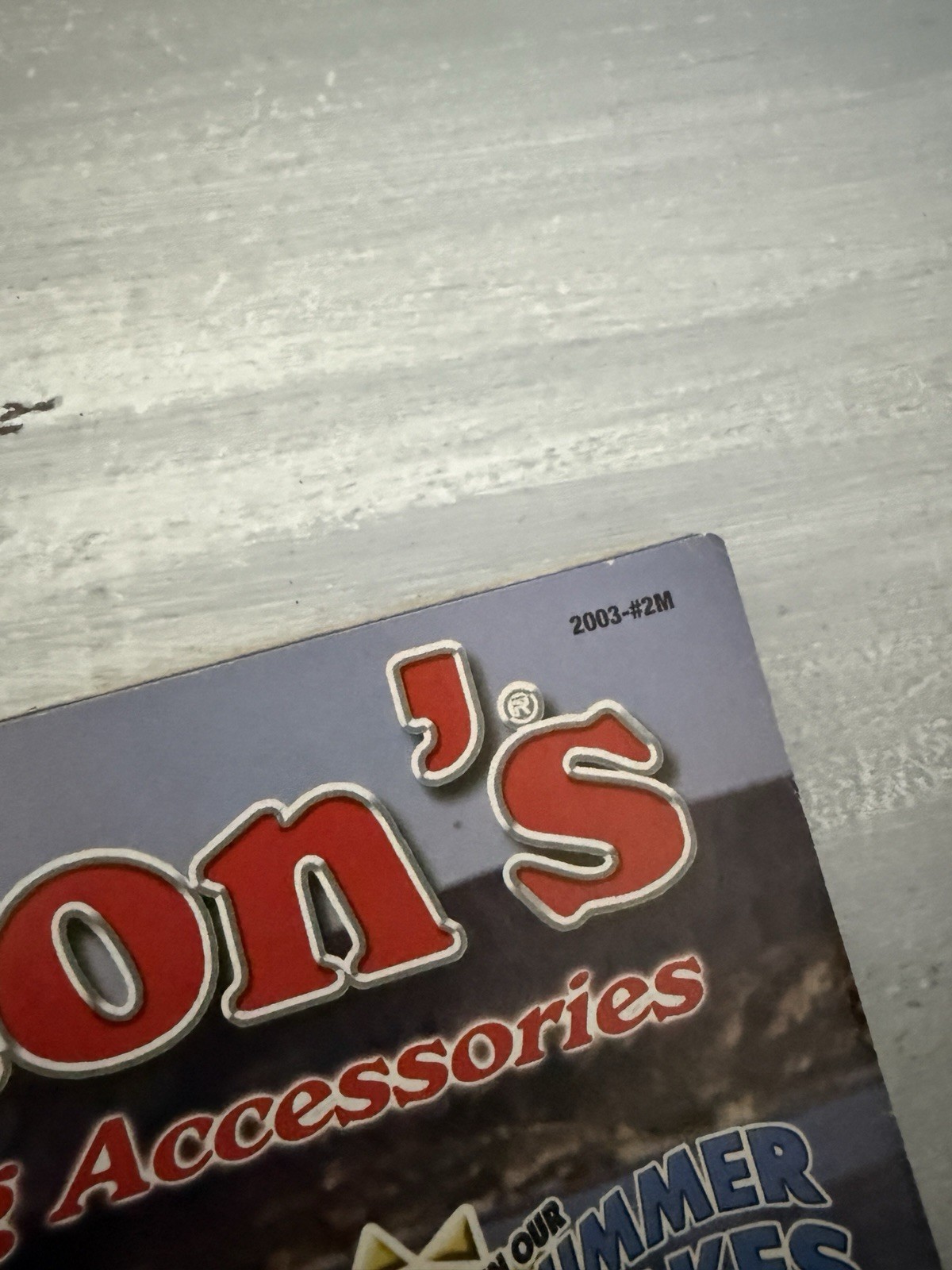 Overton’s 2003 Boating Accessories Catalog On The Water Boating Supplies