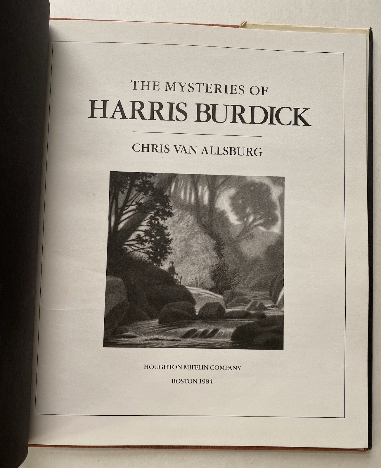 The Mysteries Of Harris Burdick ~ Chris Van Allsburg ~ First Edition 1/1