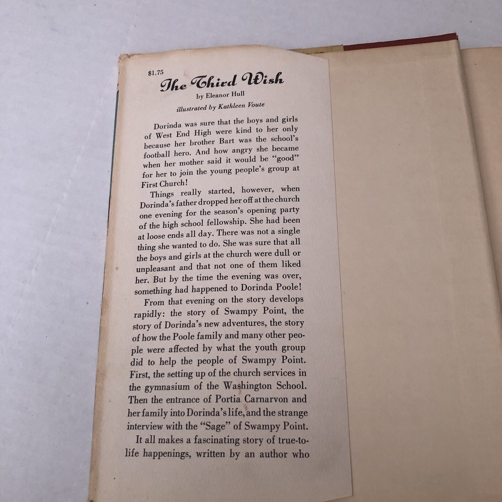 The Third Wish Eleanor Hull Vintage Hardcover Dust Jacket 1950 Friendship Press