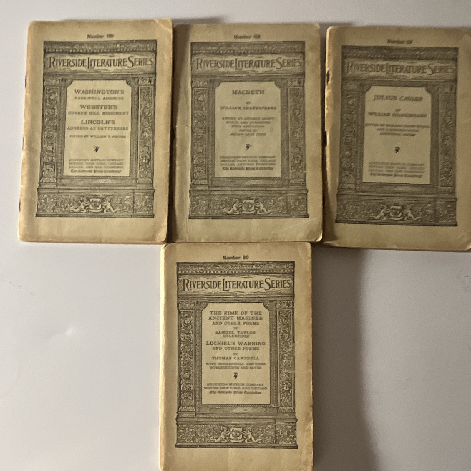 Houghton Mifflin Riverside Literature Series 4 Softcover Illus: Caesar, Macbeth