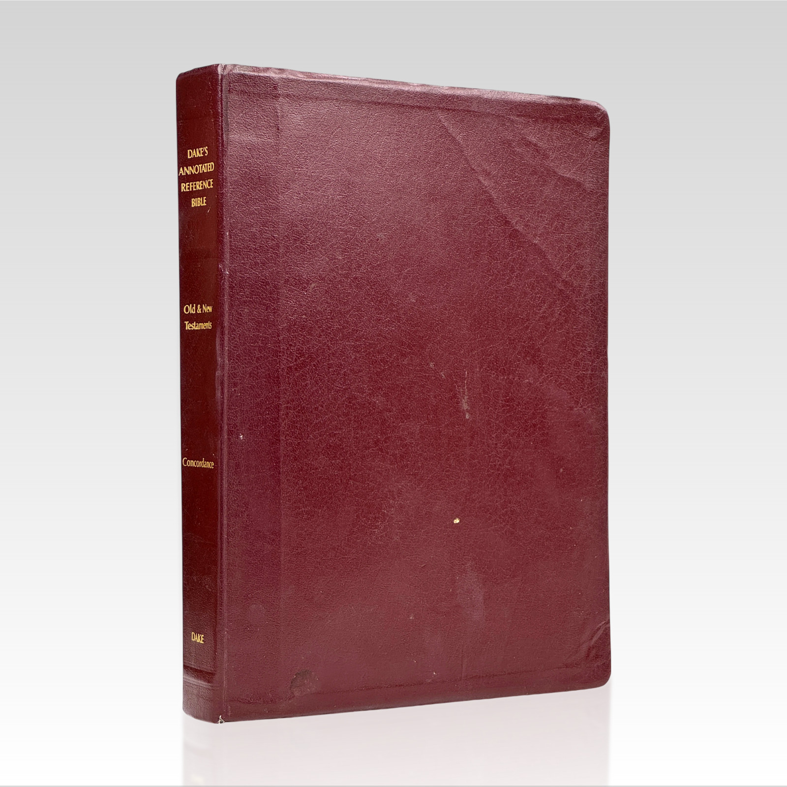 1988 FINIS JENNINGS DAKE. Dake’s Annotated Reference Bible. Large Note Edition