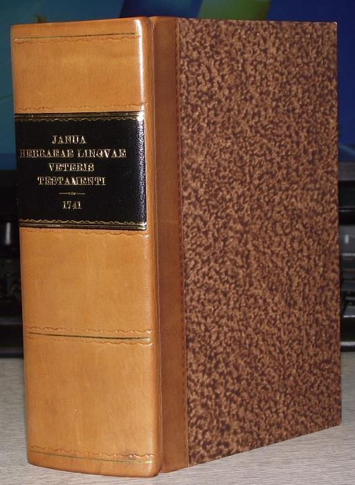 1741 ‘Hebraeae Linguae Veteris Testamenti..’ FINE BINDING. Hebrew/Caldean