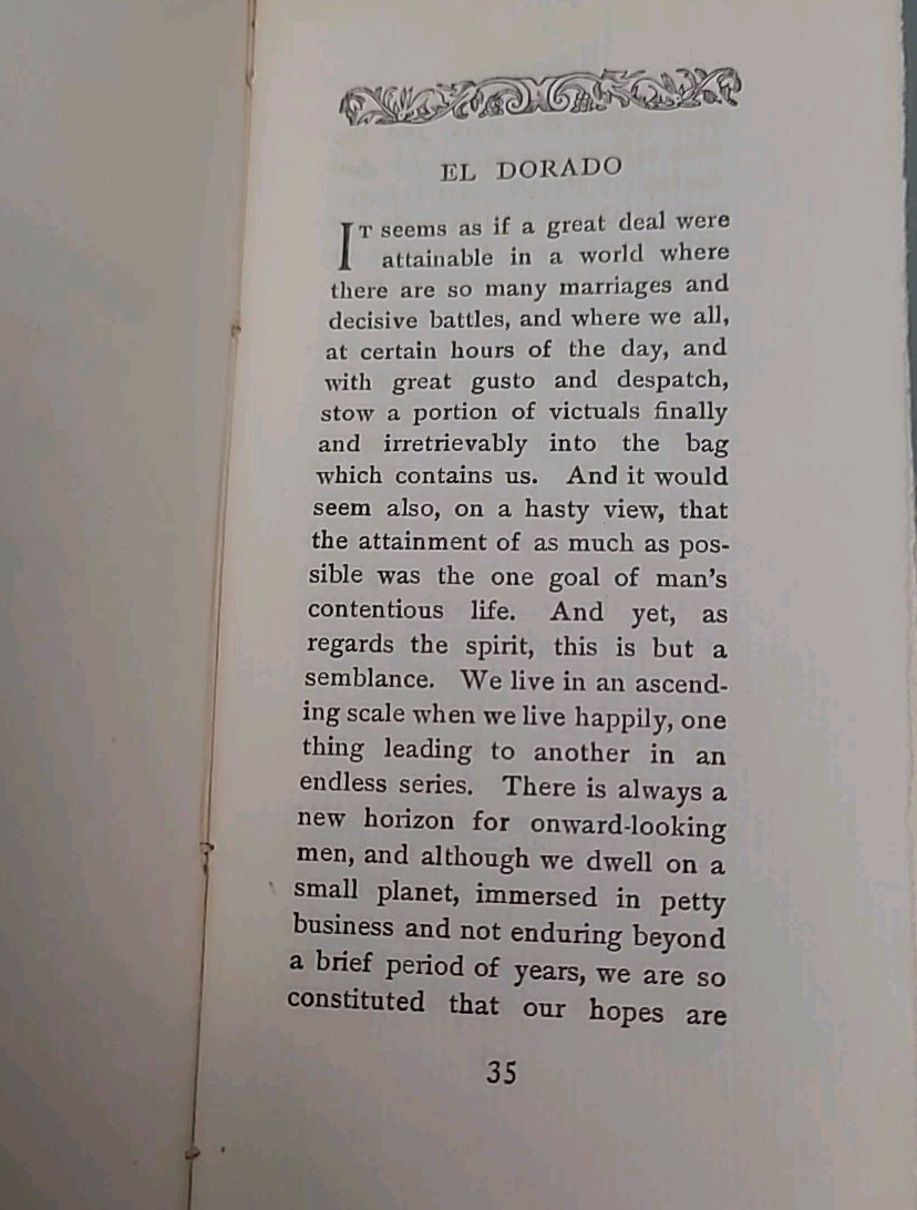 1905 An Apology for Idlers Robert Louis Stevenson Thomas B Mosher