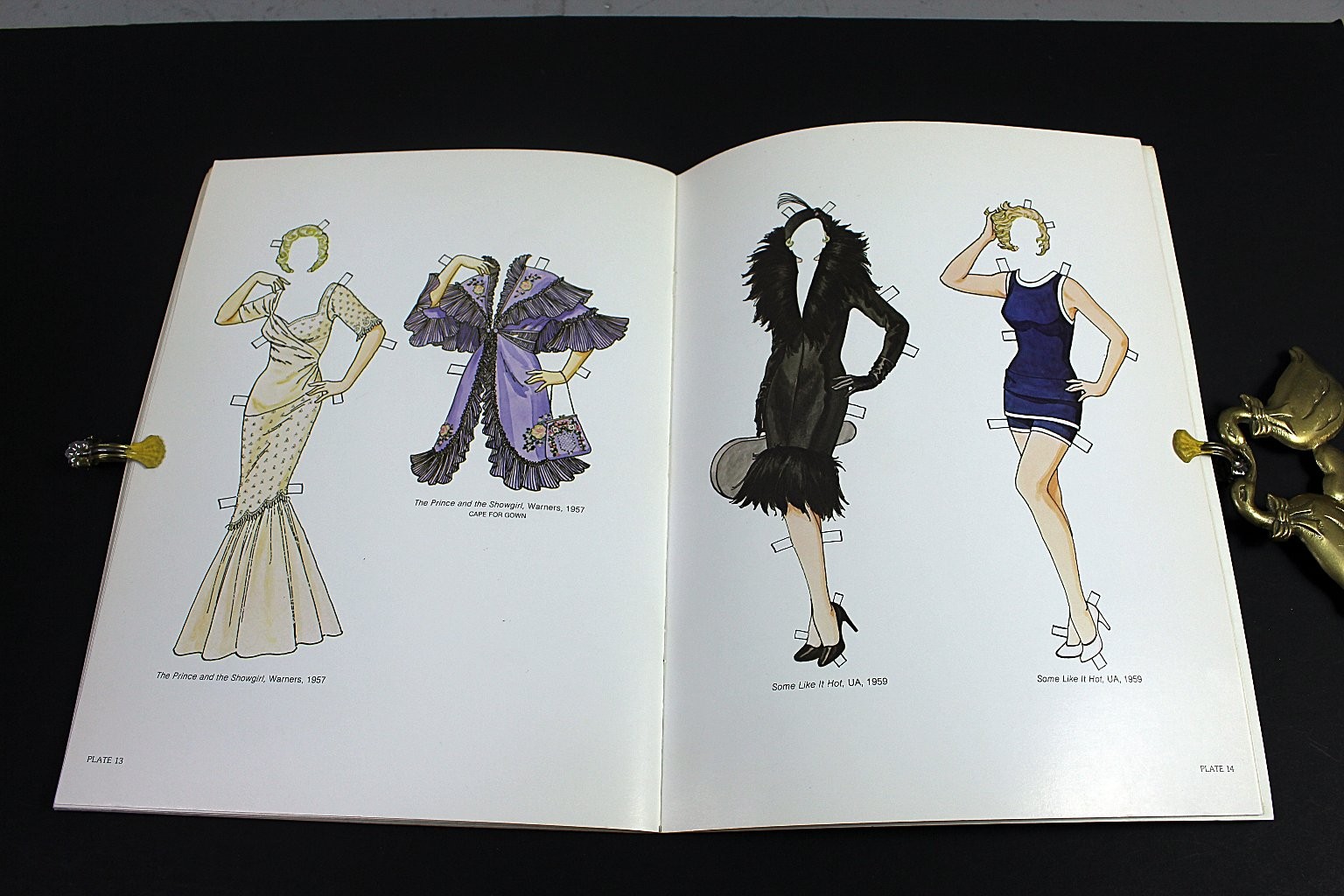Marilyn Monroe Jacqueline Kennedy Onassis Paper Dolls Tom Tierney 1999