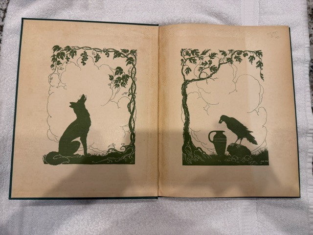 THE AESOP FOR CHILDREN MILO WINTER ILLUSTRATED 1937 RAND MCNALLY HARDCOVER