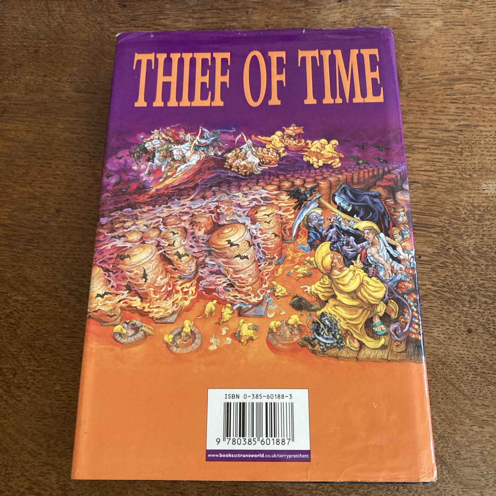 Terry Pratchett 2001 Signed First Edition Thief Of Time Hardback Discworld