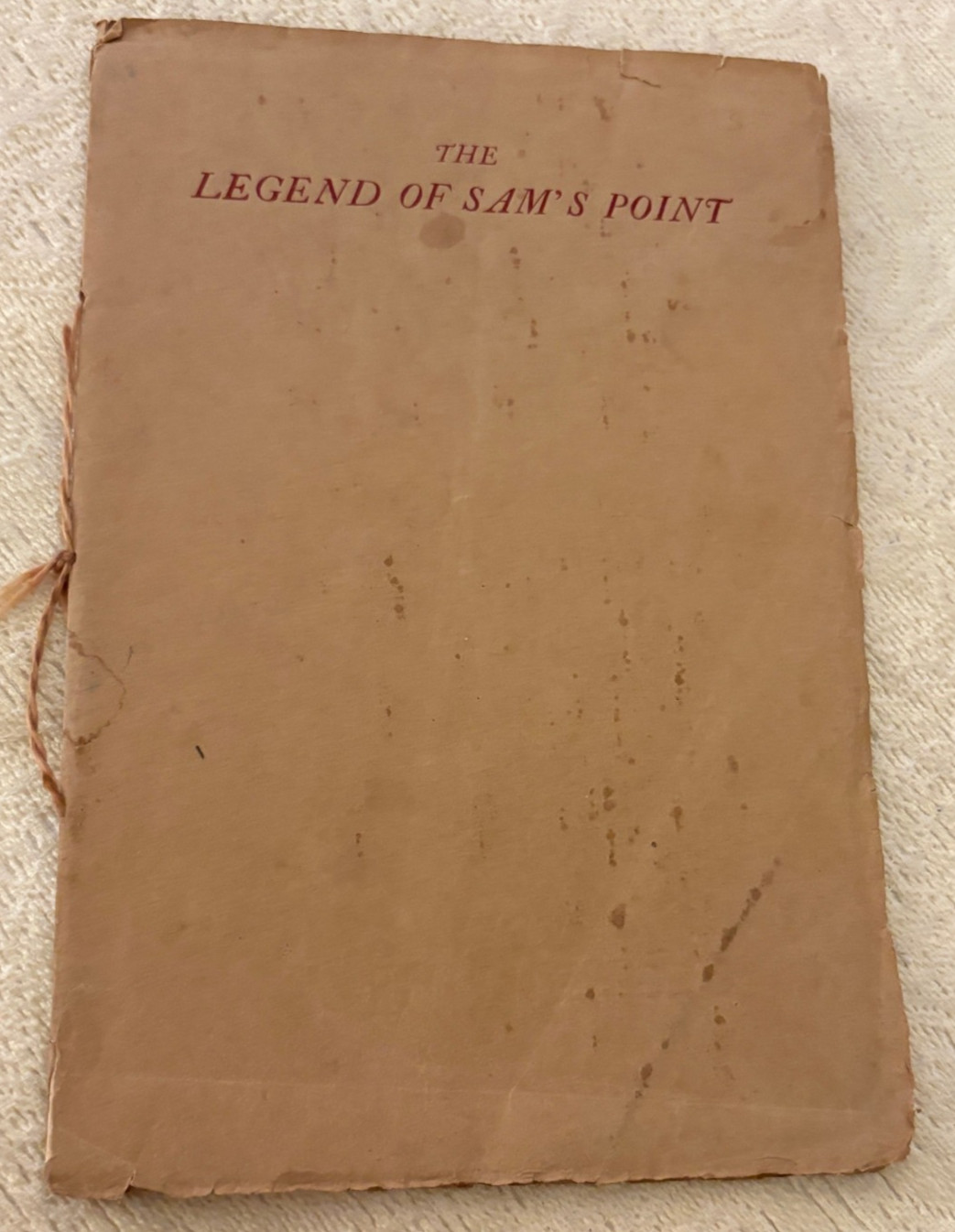 Blanche Densmore Curtis, The Legend of Sam’s Point, Cragmoor NY 1910 1st Illus.