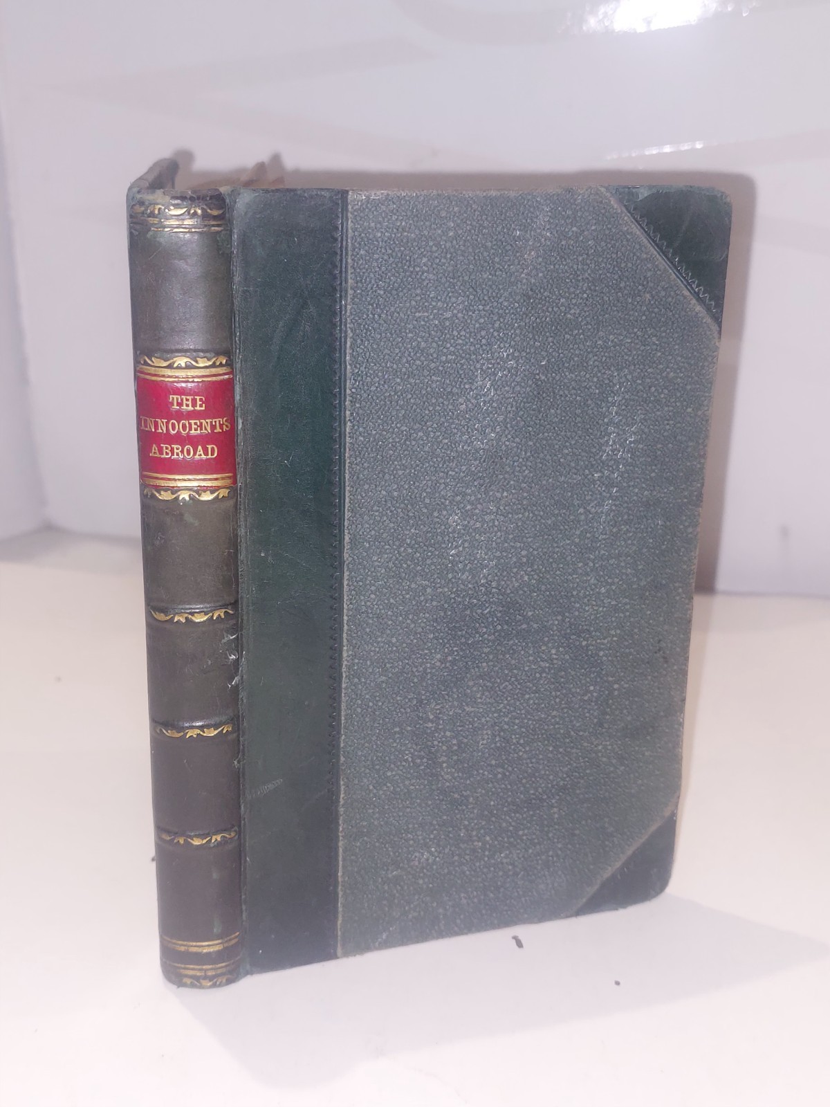 The Innocents Abroad by Mark Twain – Quarter Leather Bound [George Routledge] Hb