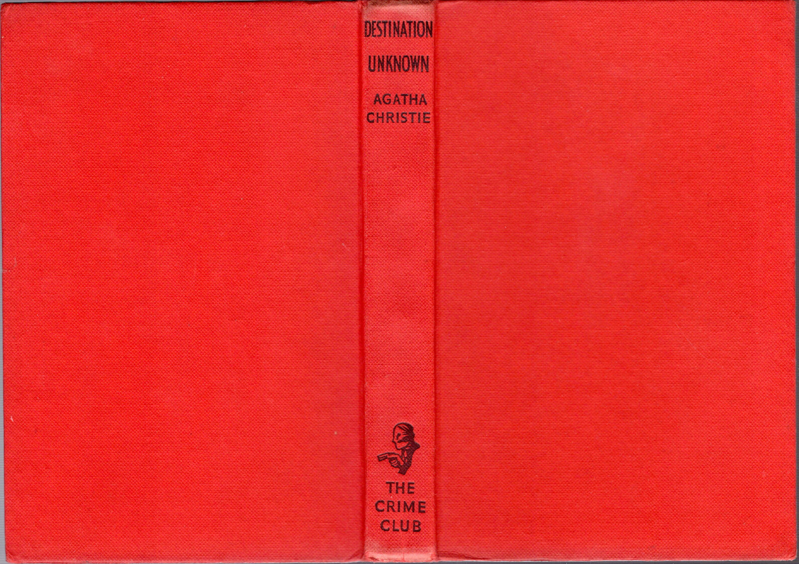 AGATHA CHRISTIE – DESTINATION UNKNOWN – UK 1ST 1954 DJ NOT PRICE CLIPPED N-FINE