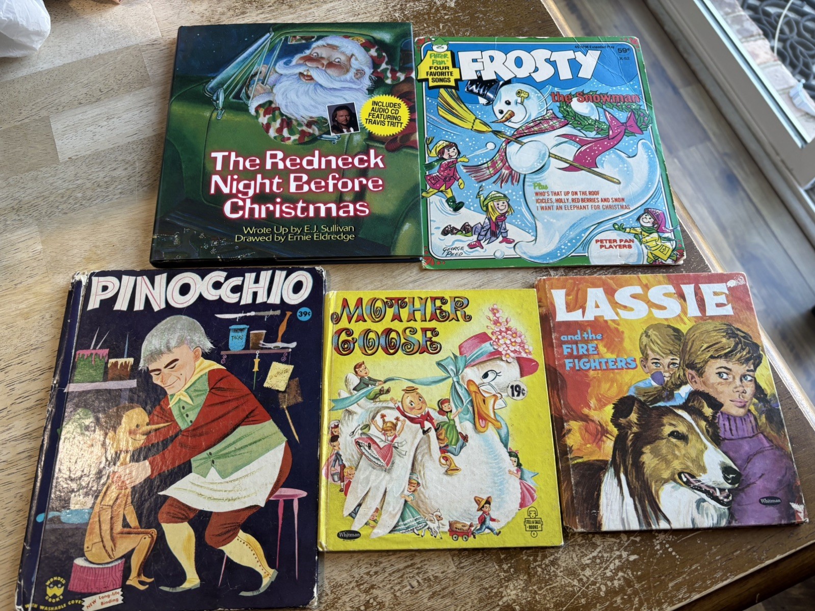 Lot of Vintage Children’s books-one record one cd