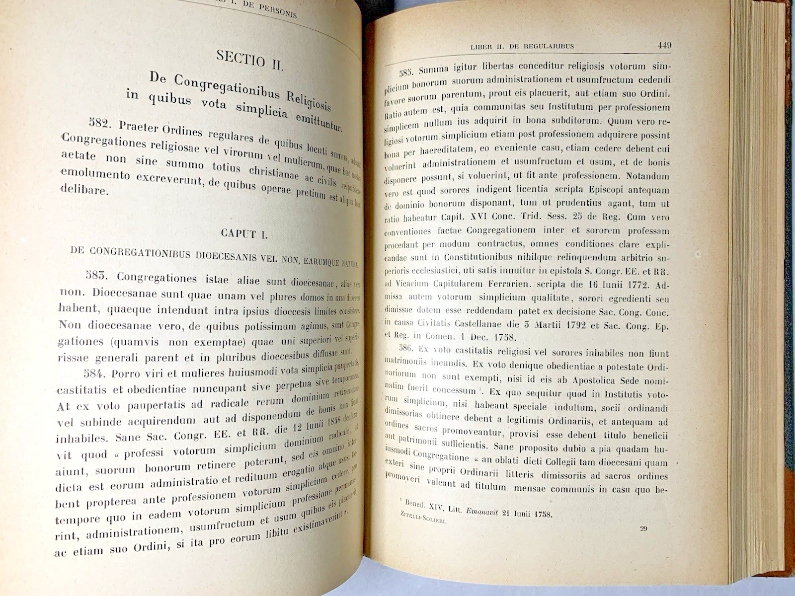 Summa Theologiae Moralis Noldin 1914 Zitelli Apparatus Iuris Catholic Leather