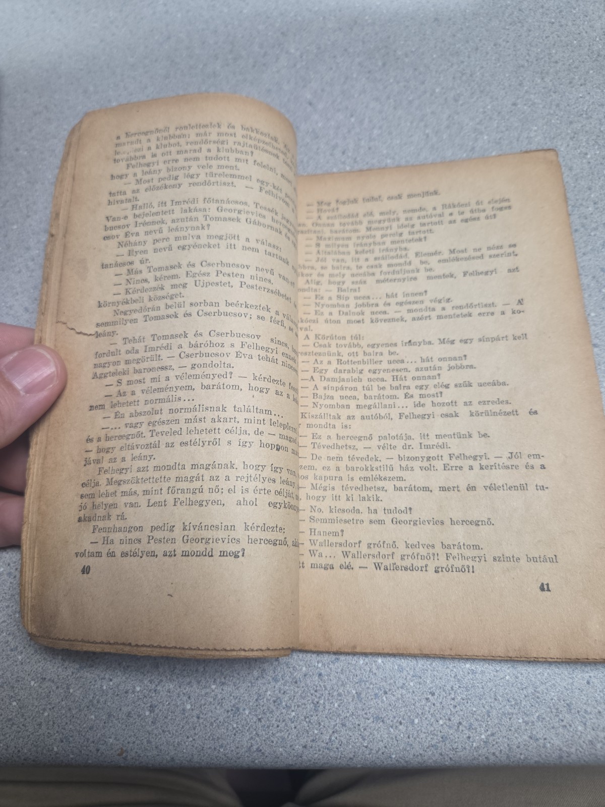 1937 Friss Ujsag Novel Gyula Csermely – A Kalandkereso “The Adventure Seeker”