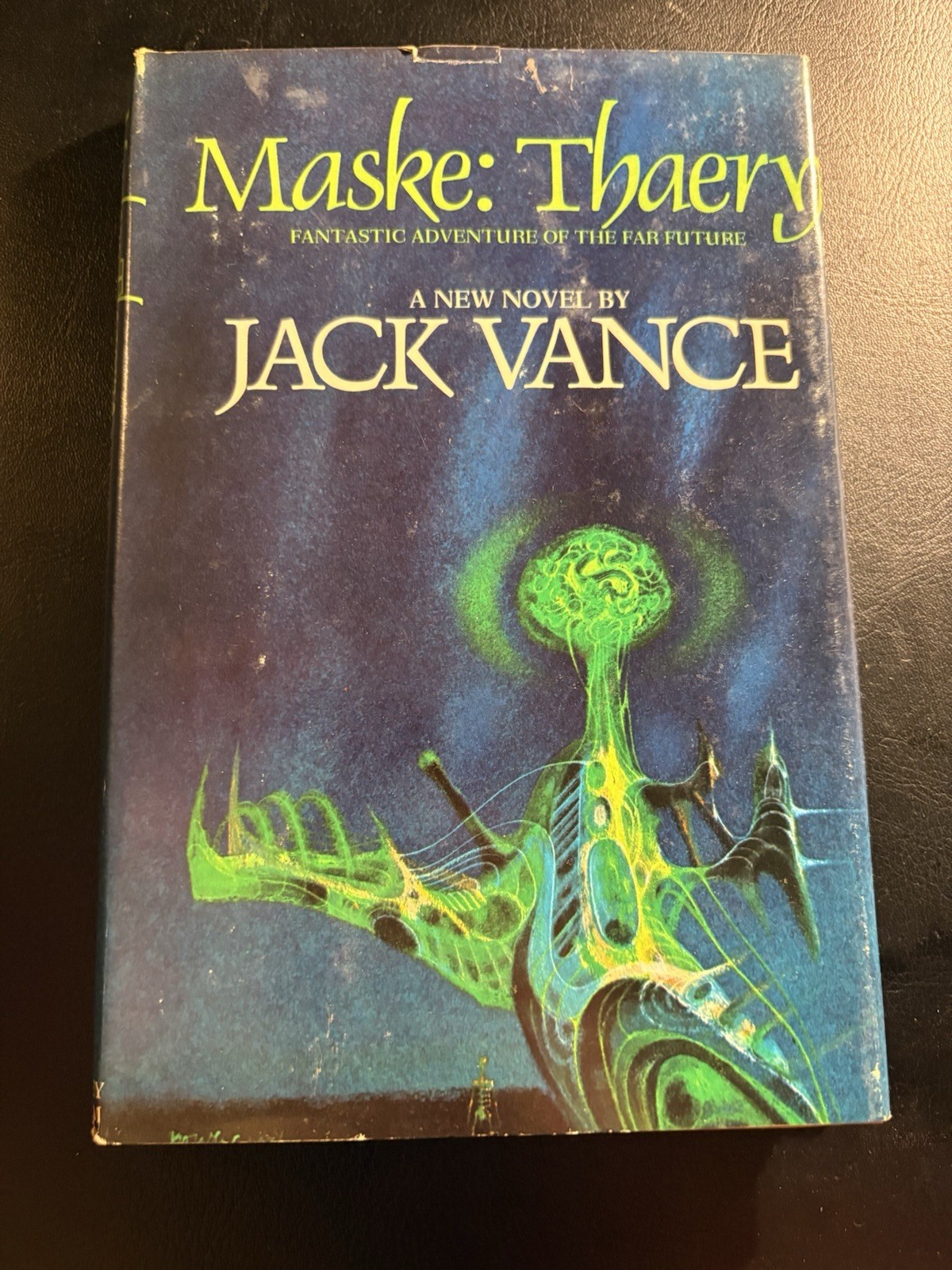 Jack Vance Maske Thaery 1976 Berkley HC DJ Map Sci Fi Fantasy