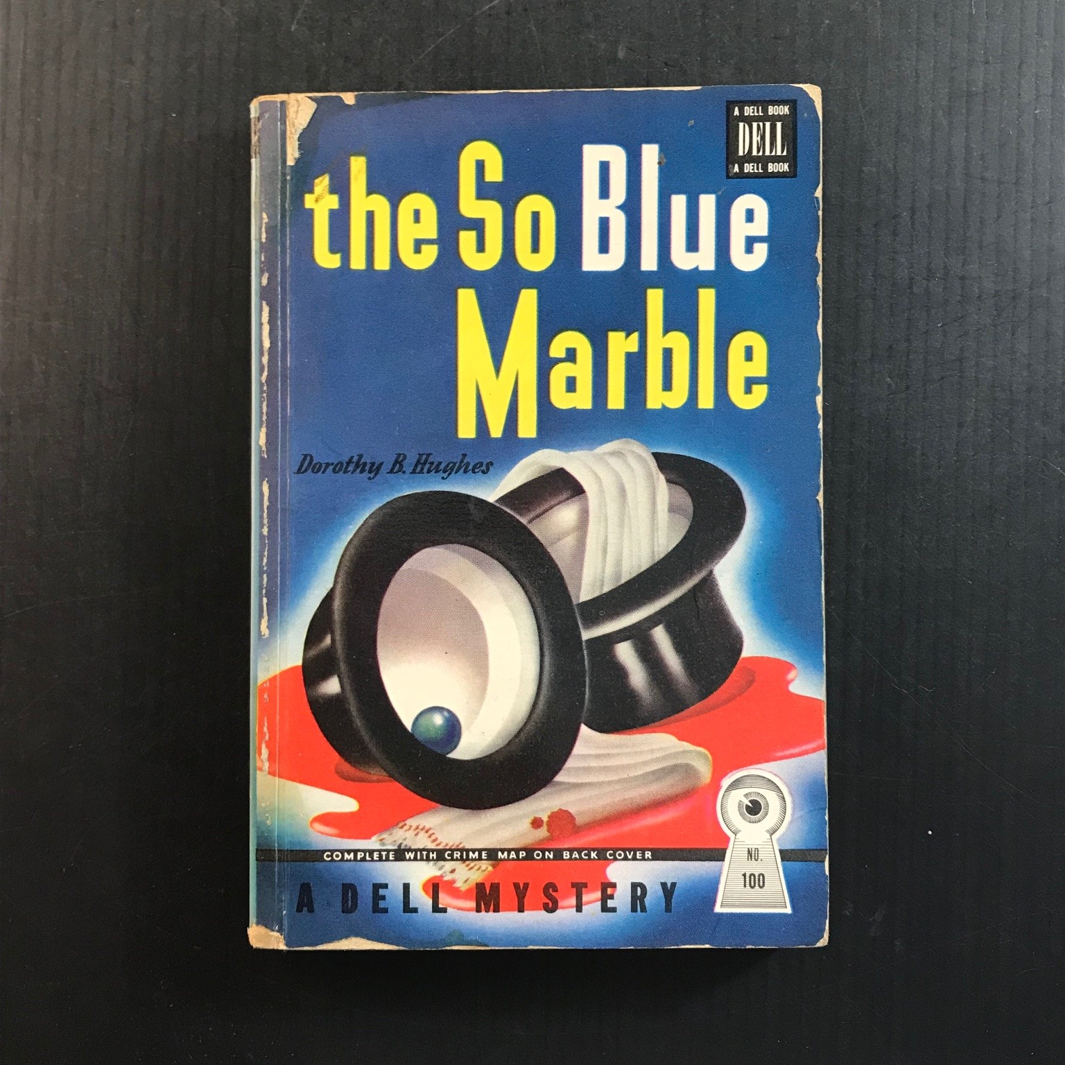 the So Blue Marble Dorothy B. Hughes 1941 Dell Mystery Crime Map