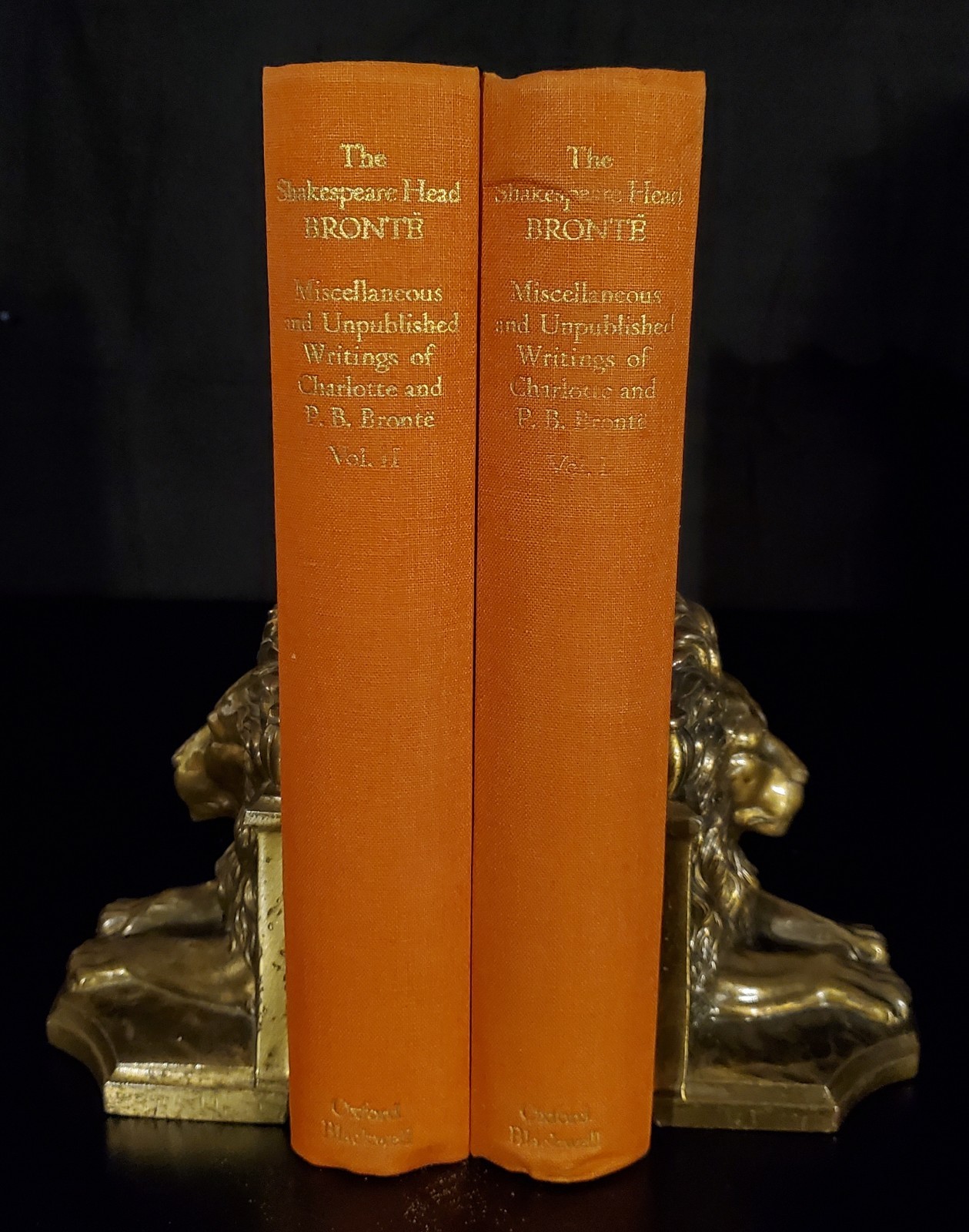 The Miscellaneous and Unpublished Writings of Charlotte Bronte ~ 2 Volume Set