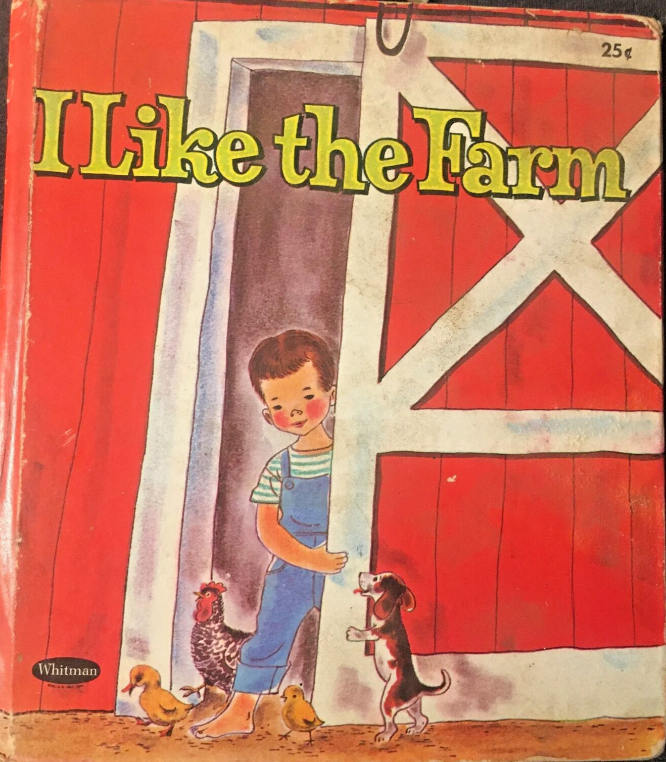 Vintage “I Like The Farm” by Nancy Hoag 1961 A Whitman Book Tell-a-Tales