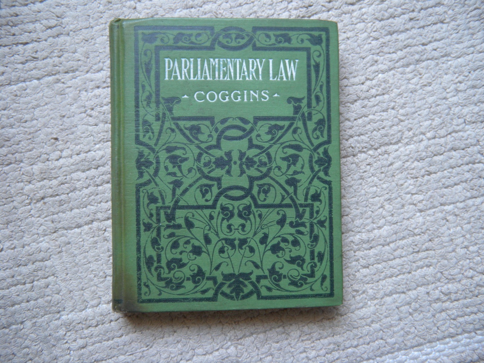 PASCHAL H. COGGINS/PARLIAMENTARY LAW/1909/PHILADELPHIA IMPRINT/1ST EDITION