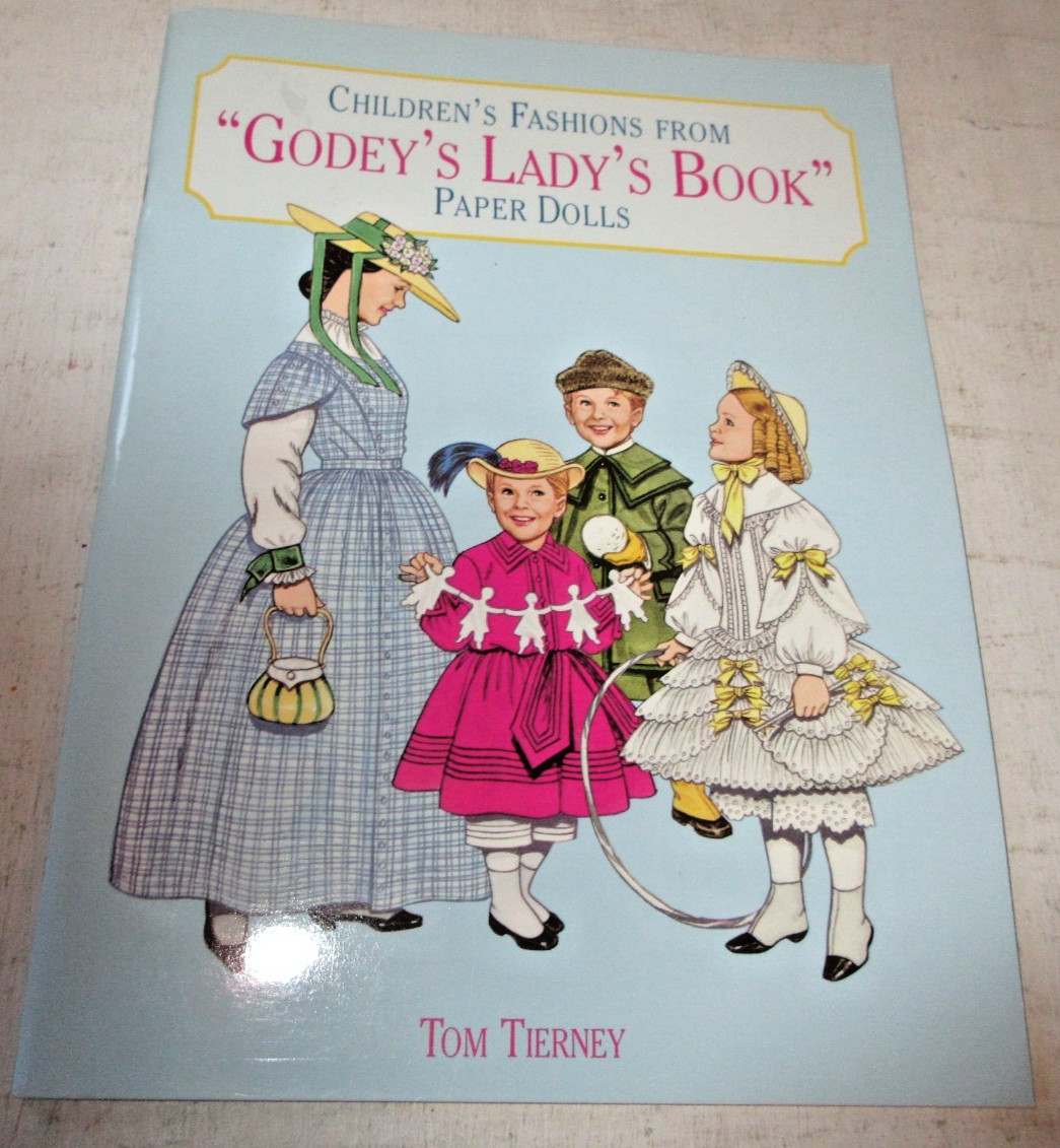 Childrens Fashion From Godeys Ladys Book Paper Dolls By Tom Tierney