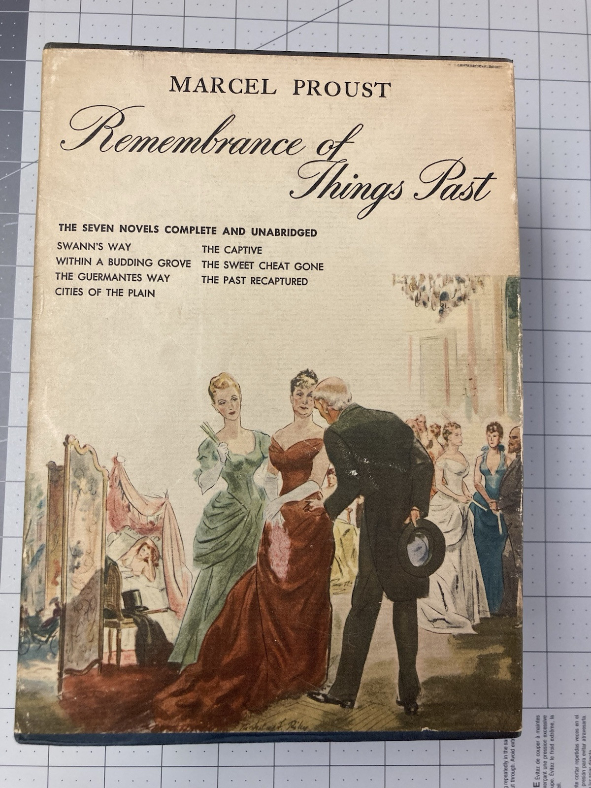 Marcel Proust, “Remembrances of Things Past”, 2 Vol. Boxed Set of 7 Novels, 1934