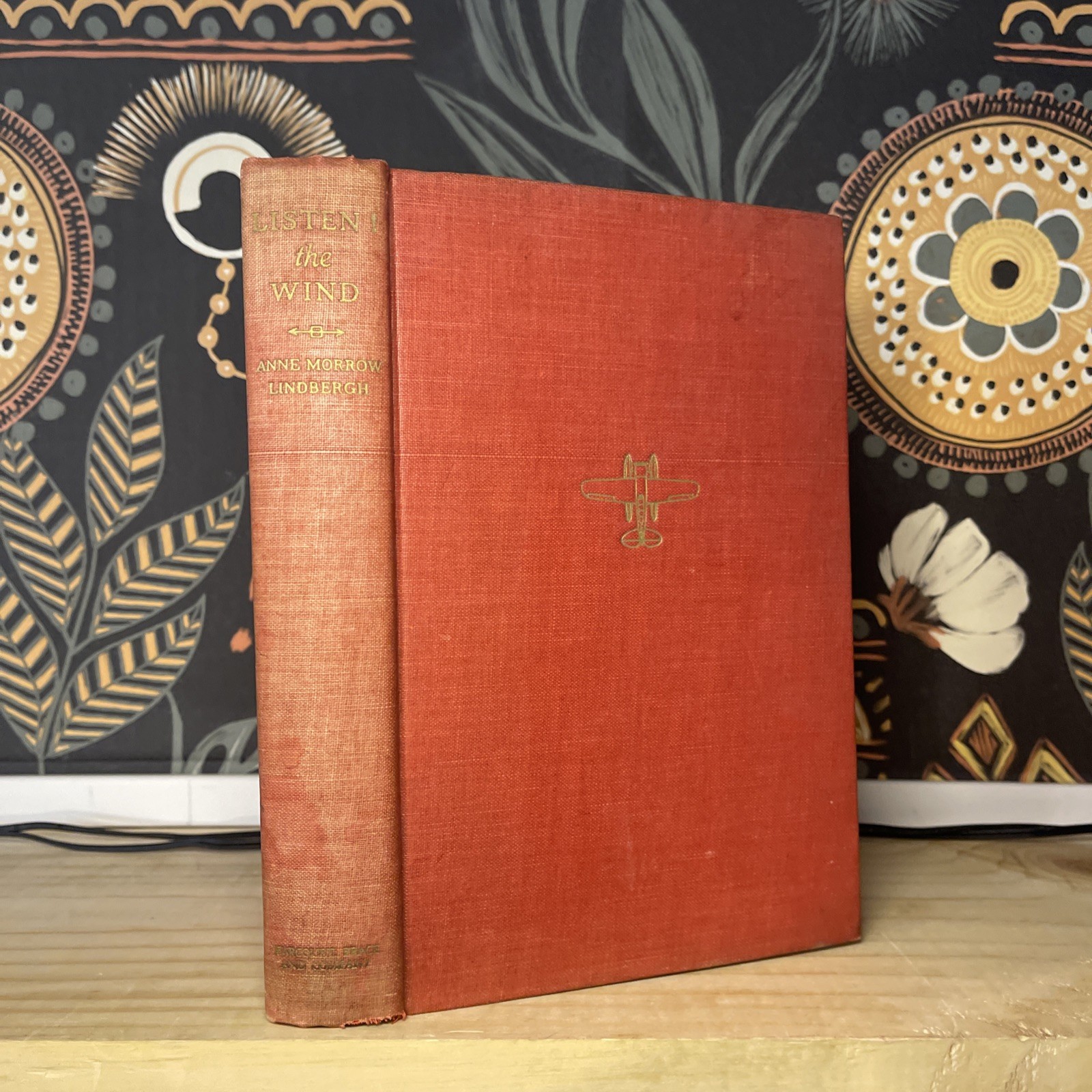 1938 Listen! The Wind – Anne Morrow Lindbergh – 1st Edition Aviation Classic