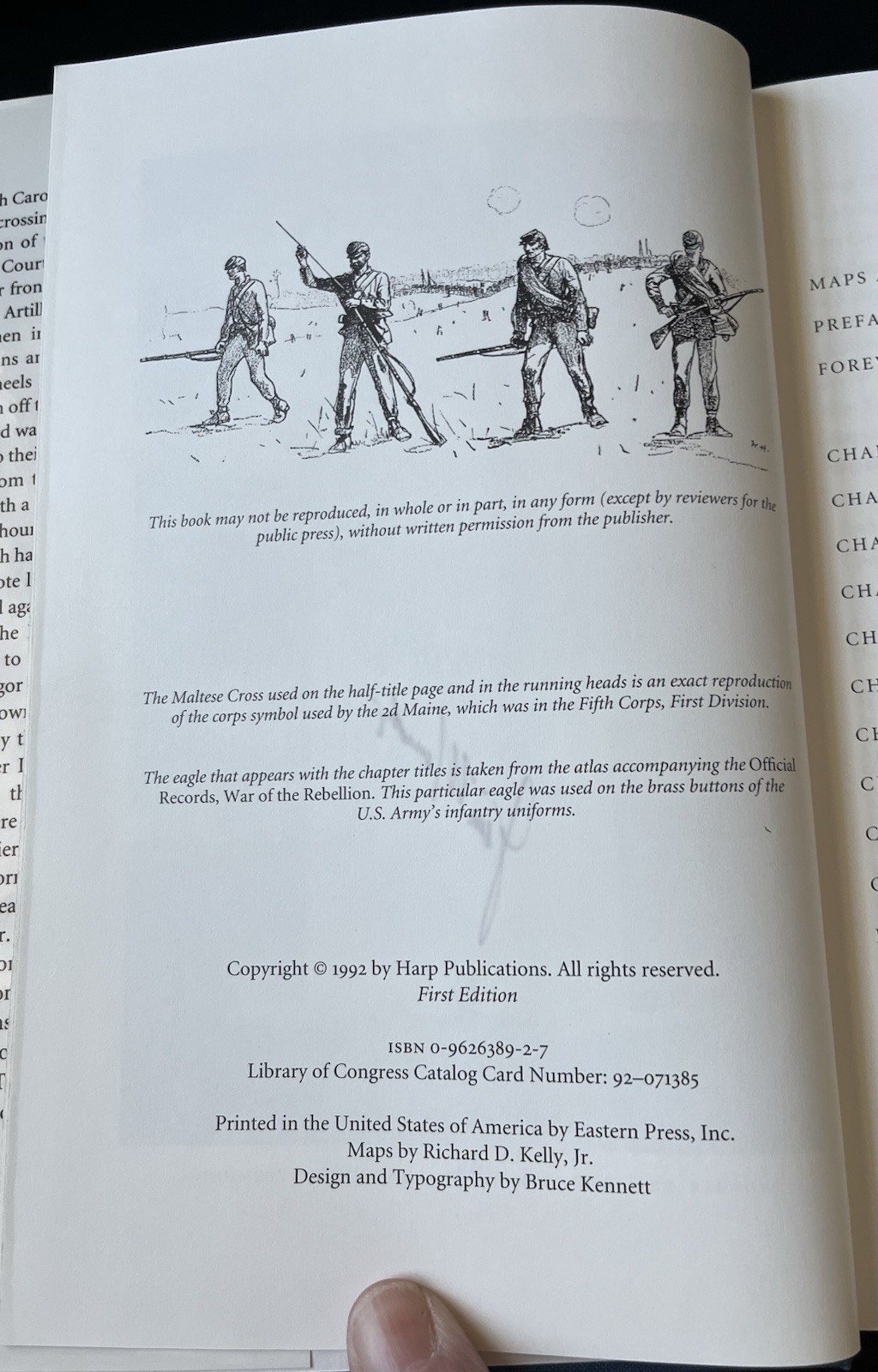 Second to None: 2nd Maine Volunteers by James H Mundy—SIGNED—1992—HC/DJ/Illus—VG