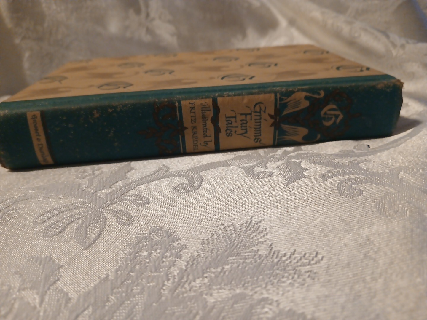 Vintage Grimms Fairy Tales (n.d.) Illustrated Junior Library Book Estate