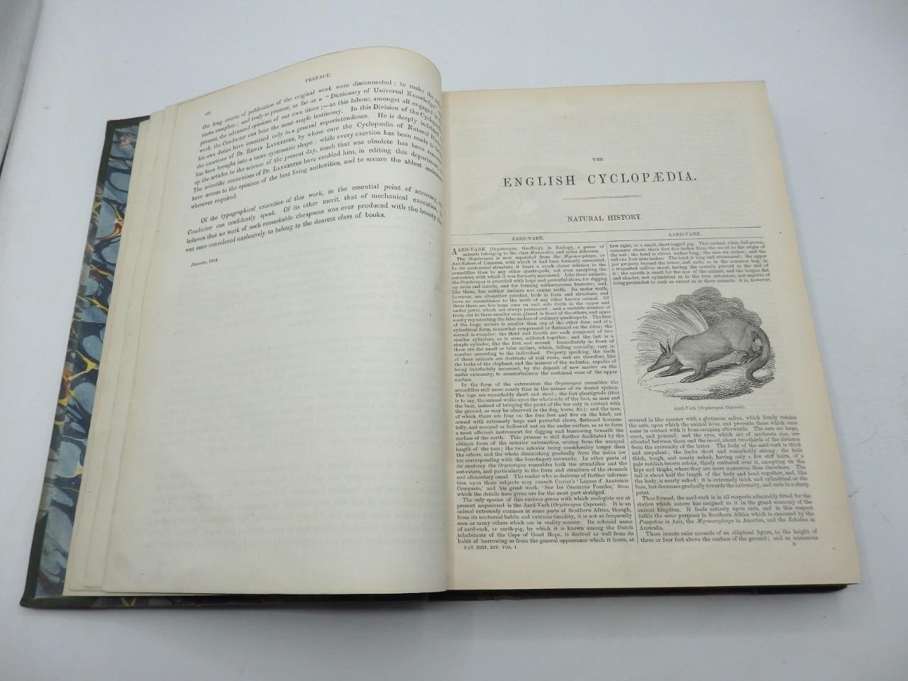 1854 ENGLISH CYCLOPAEDIA of NATURAL HISTORY Charles Knight – COMPLETE 4 VOLS.