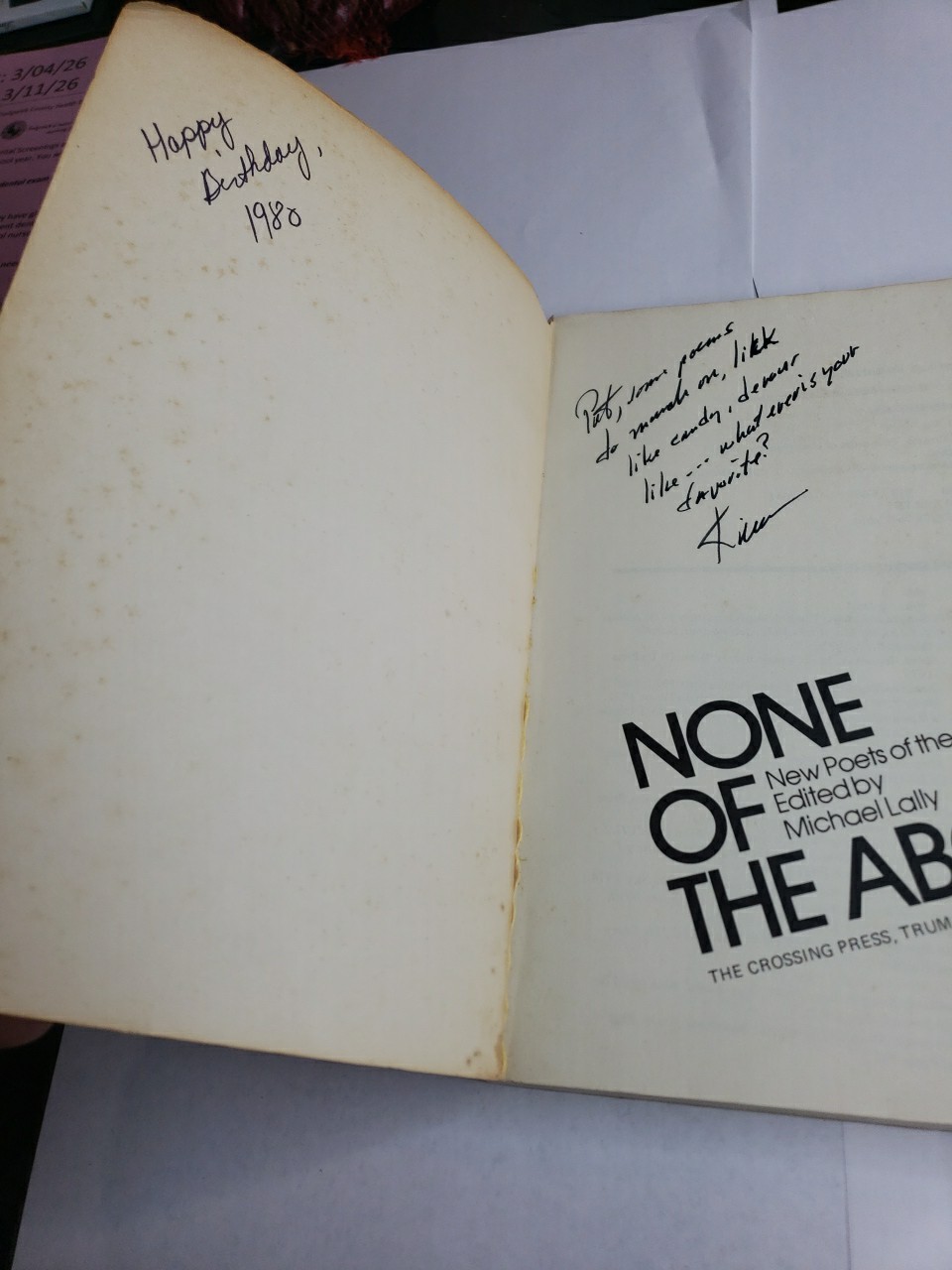 None of the Above, New Poets Of the USA, Patti Smith, Alice Notley, Joe Brainard