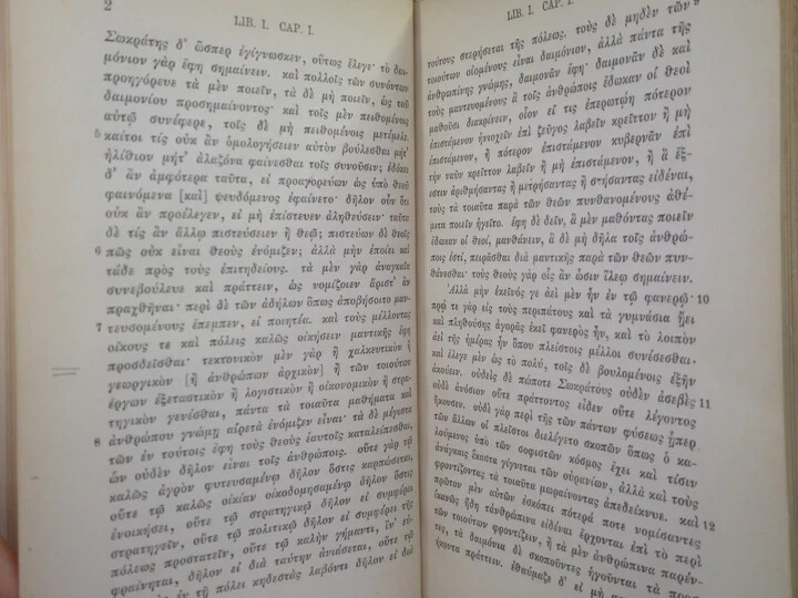 XENOPHONTIS COMMENTARII RECOGNOVIT WALTHER GILBERT 1902 LEATHER-BOUND