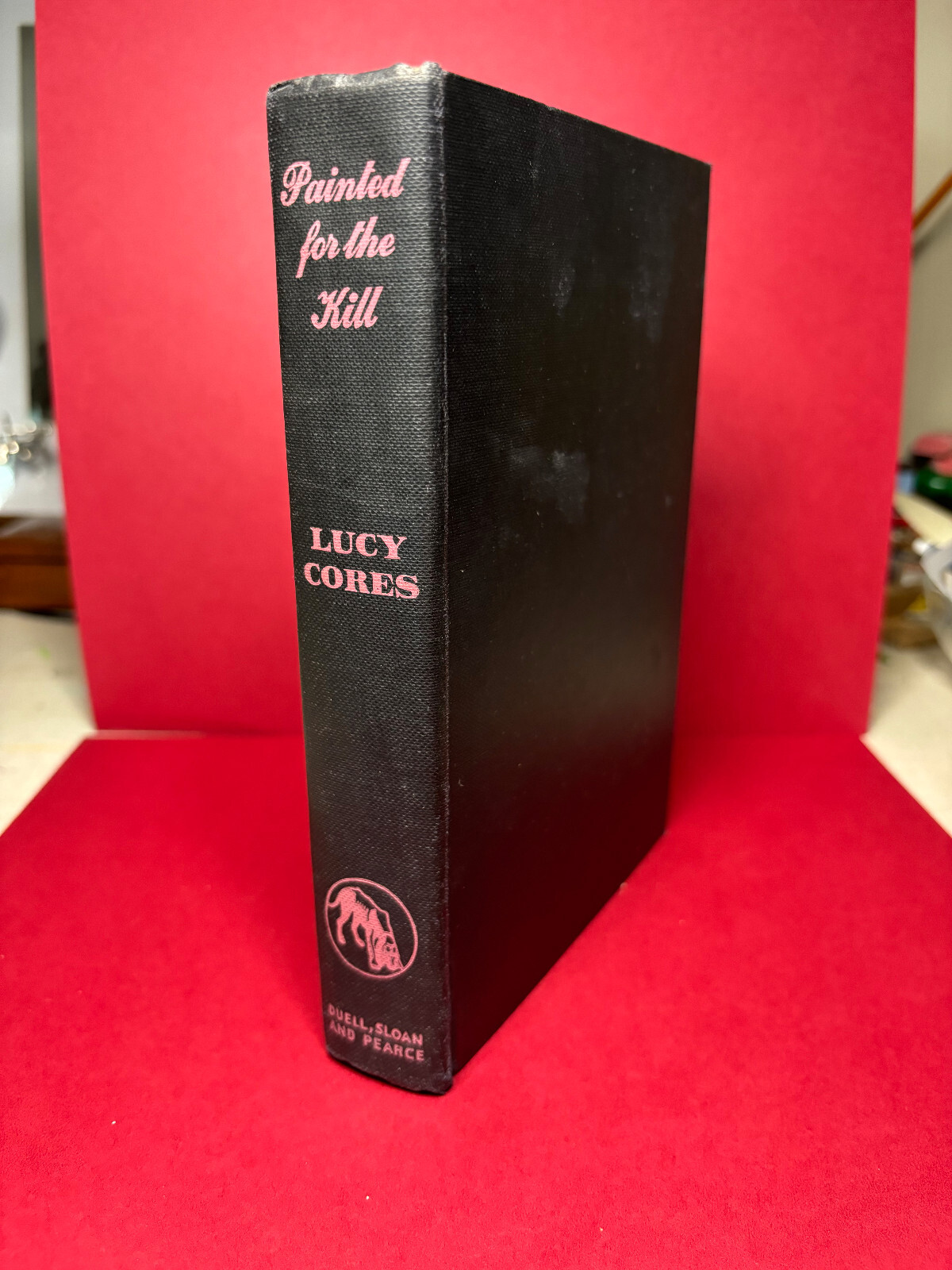 1943 Painted for the Kill LUCY CORES 1st first edition Duell Sloan mystery
