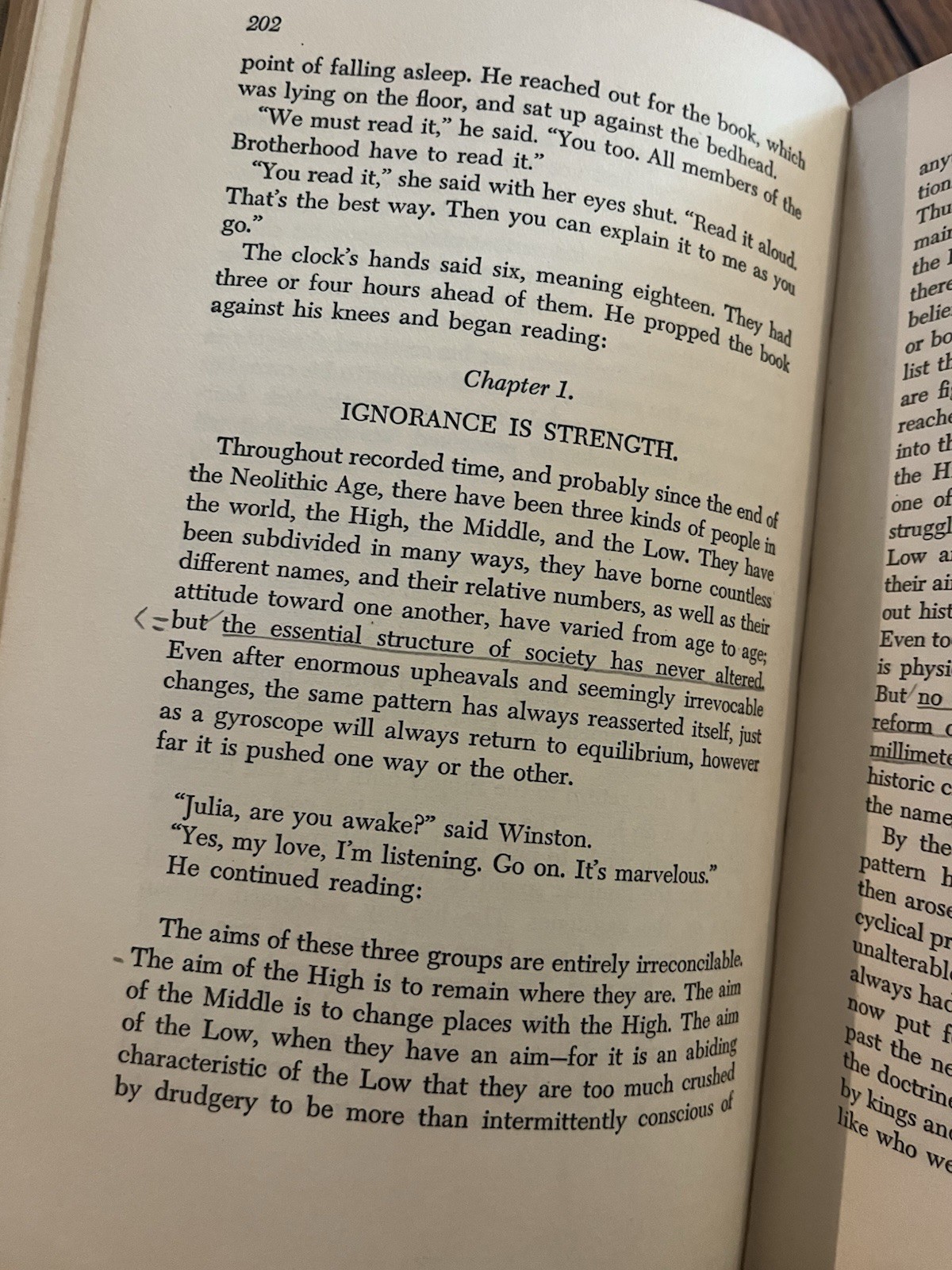 Nineteen Eighty-Four, George Orwell, First Edition, BOMC, Fair